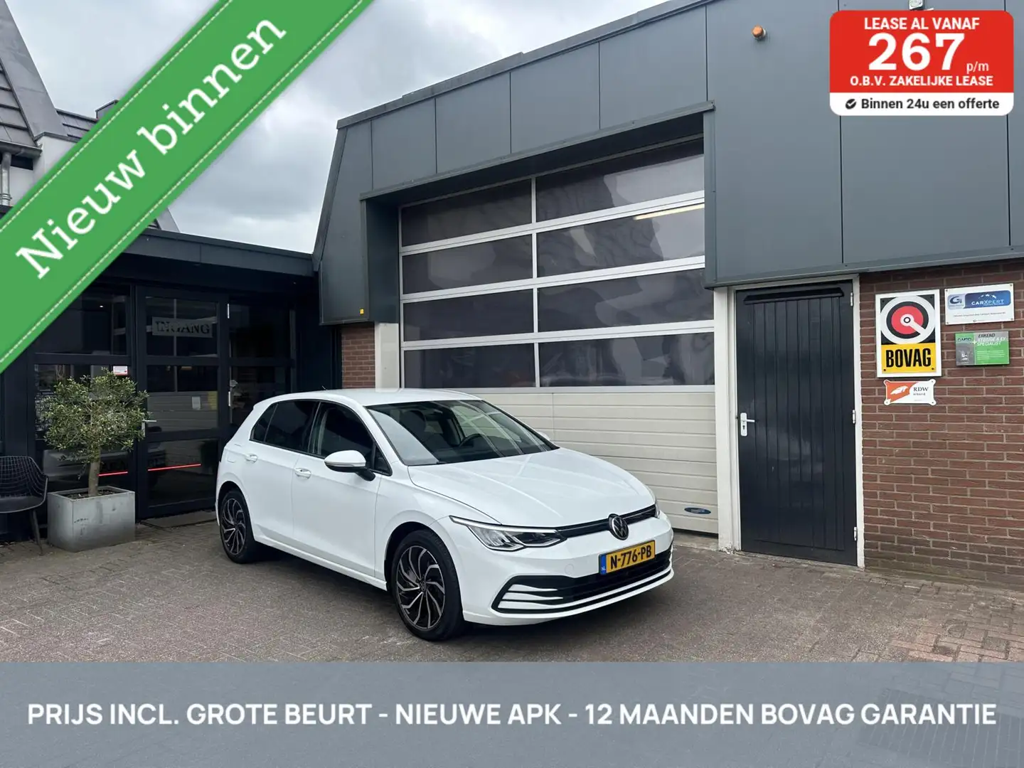 Volkswagen Golf 1.5 TSI ACC/VIRTUEEL *ALL-IN PRIJS* Wit - 1