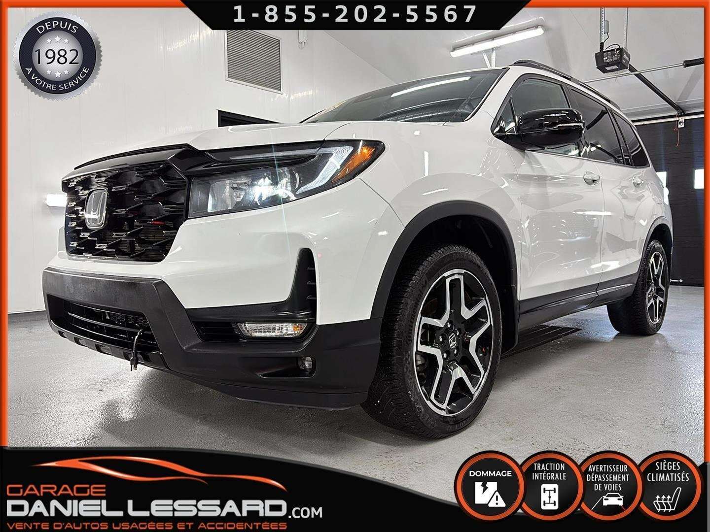 2023 Honda Passport TouringTOURING AWD, CUIR, TOIT, GPS, VGA A REPARER
