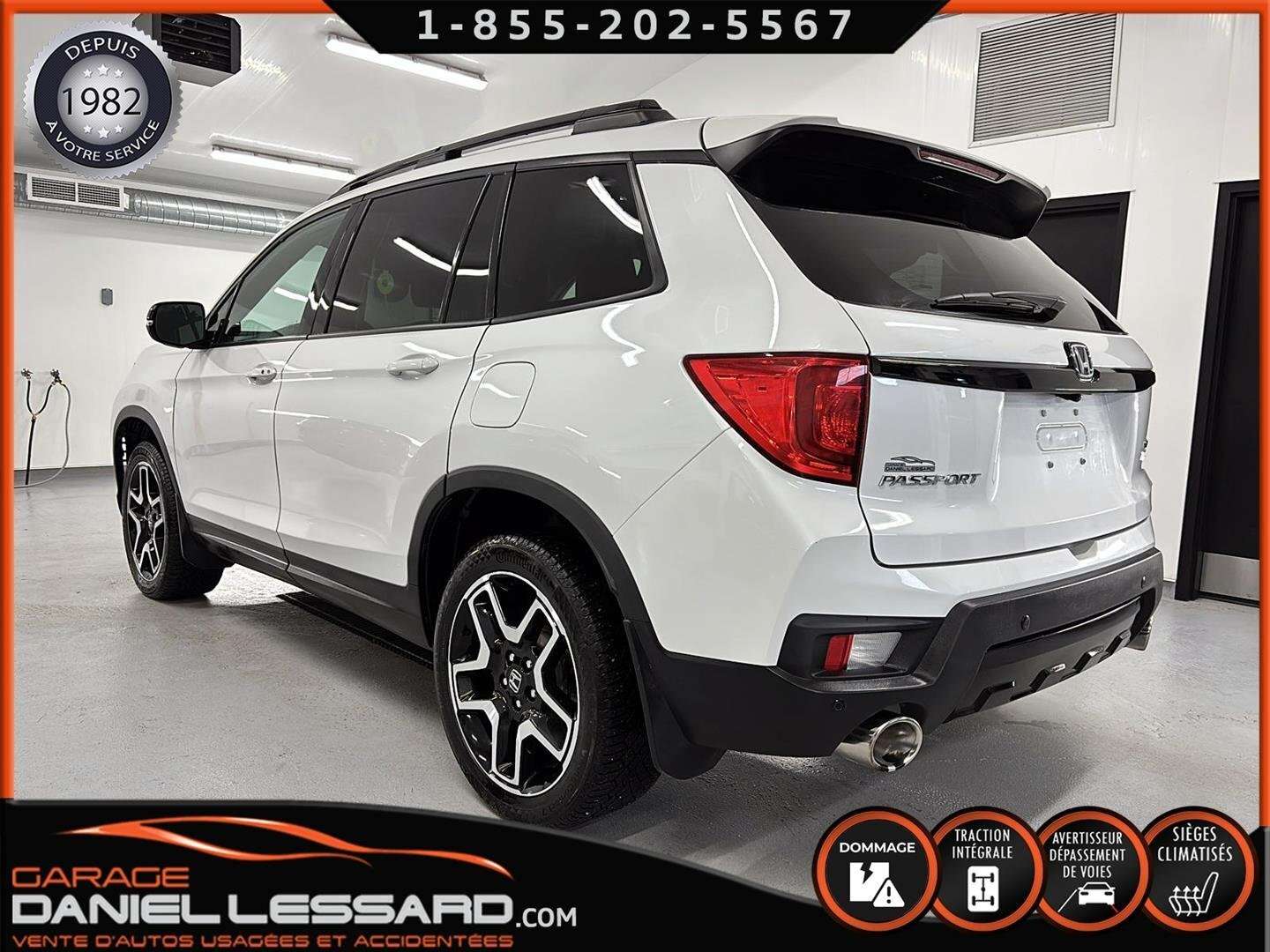 2023 Honda Passport TouringTOURING AWD, CUIR, TOIT, GPS, VGA A REPARER — снимка 1