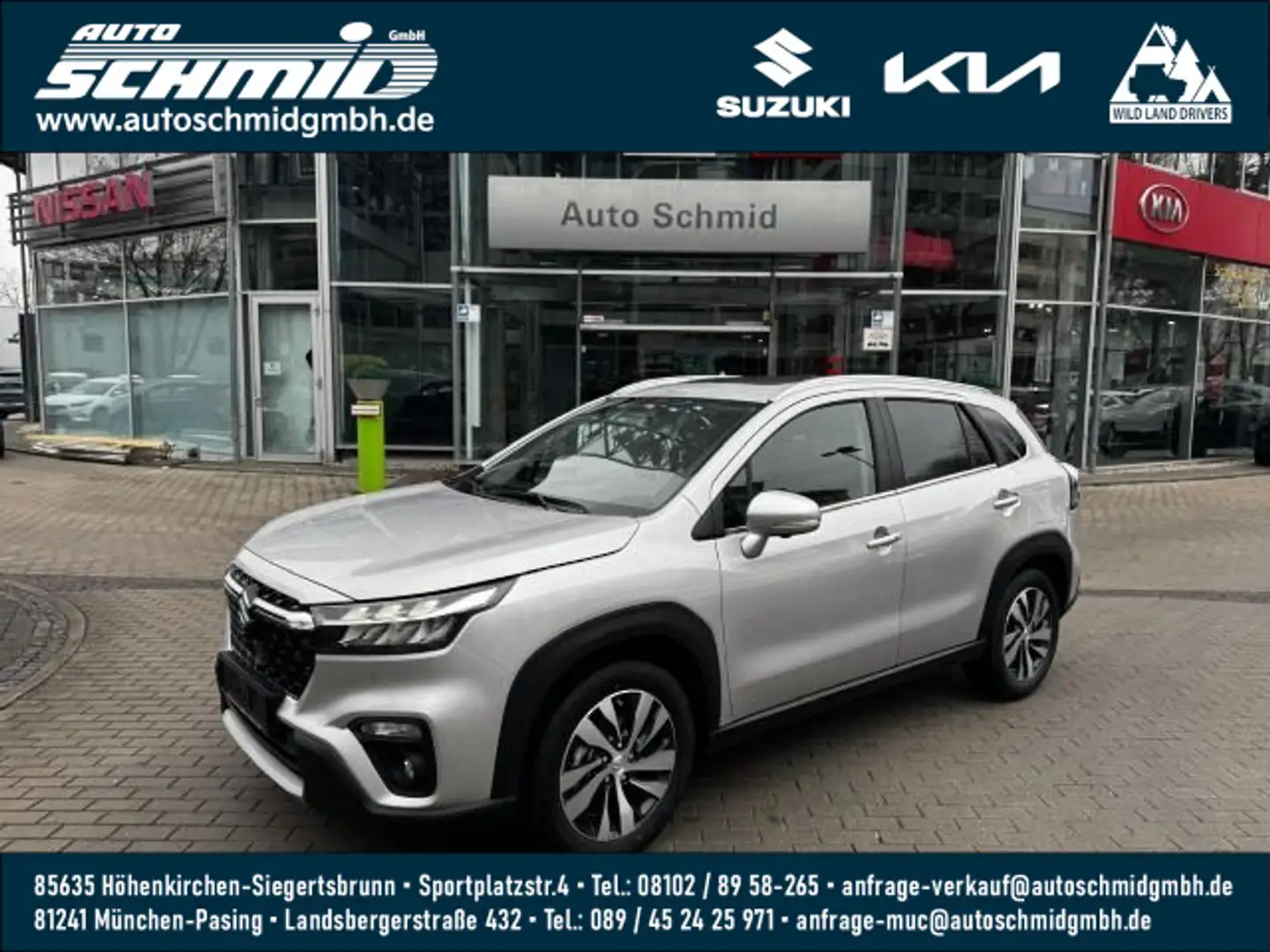 Suzuki SX4 S-Cross SX4 S-CROSS 1.5 VOLLHYBRID ALLRAD AUTOMATIK COM+ Argent - 1