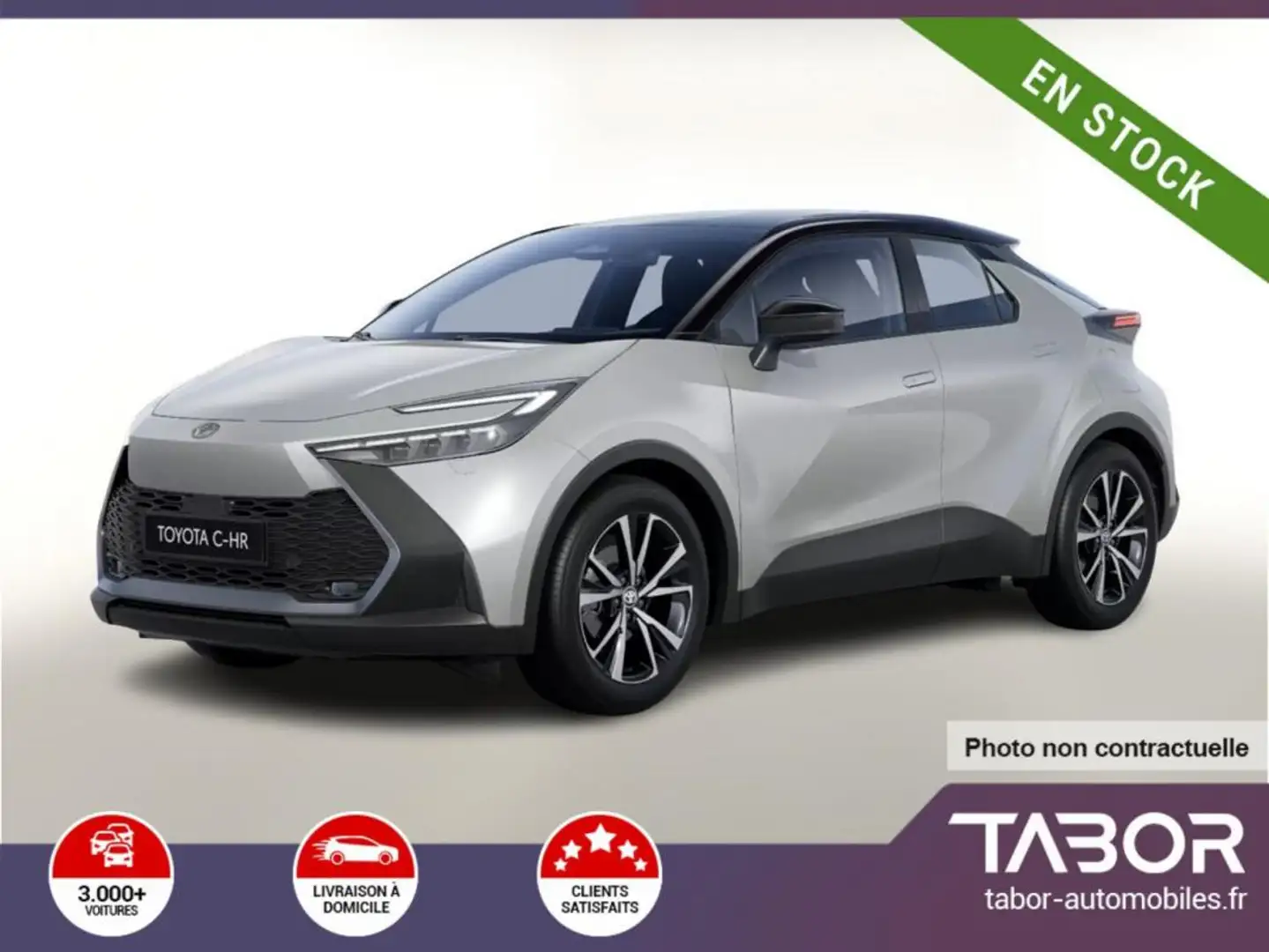 Toyota C-HR 1.8 Hybrid 122 Aut. 18R ACC GPS Argent - 1