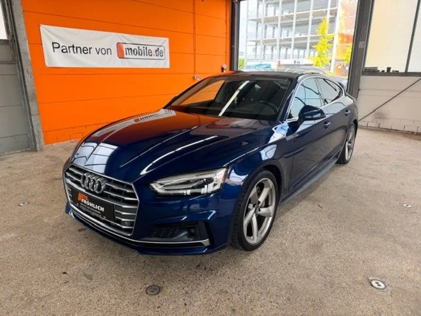 Audi A5 Sportback 3.0 TDI quattro design S Line ACC Bleu - 1