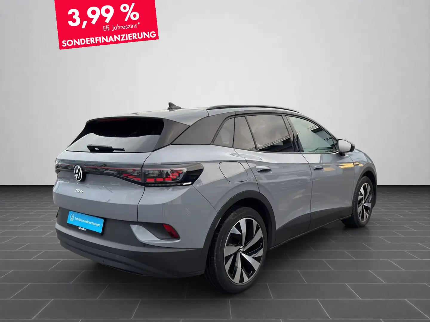 Volkswagen ID.4 Pro Perf. IQ.LIGHT WäPu. 360° AHK HuD Grau - 2