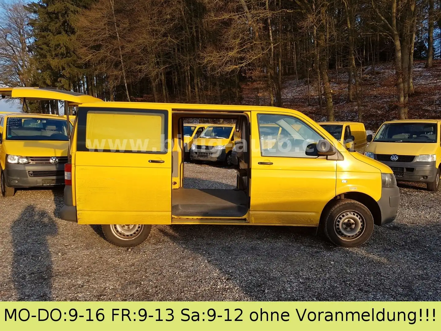 Volkswagen T5 Transporter 2.0TDI EU5 Facelift*2xSchiebetüre Sárga - 2
