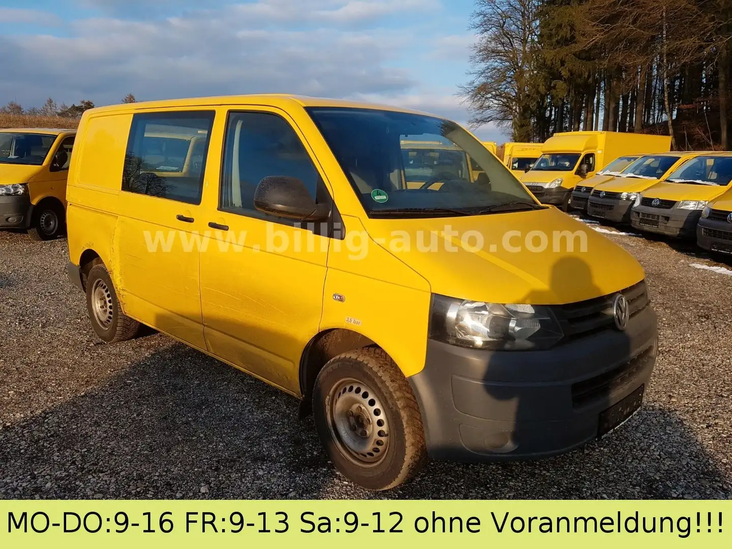 Volkswagen T5 Transporter 2.0TDI EU5 Facelift*2xSchiebetüre žuta - 1