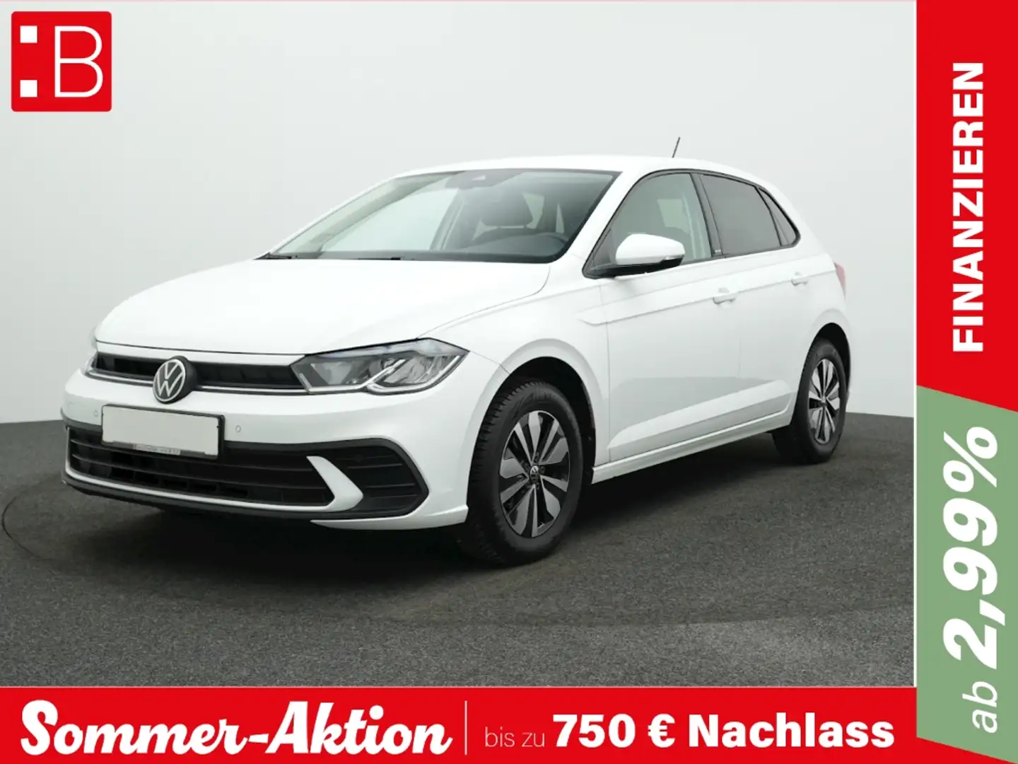 Volkswagen Polo 1.0 MPI Move LED APP-CONNECT DIG.COCKPIT PDC SHZ Weiß - 1