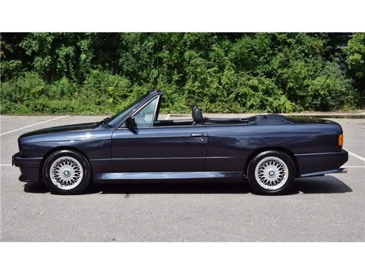 BMW M3 cabrio E30 macaoblauw 144000 km zwart leder airco!, foto 6
