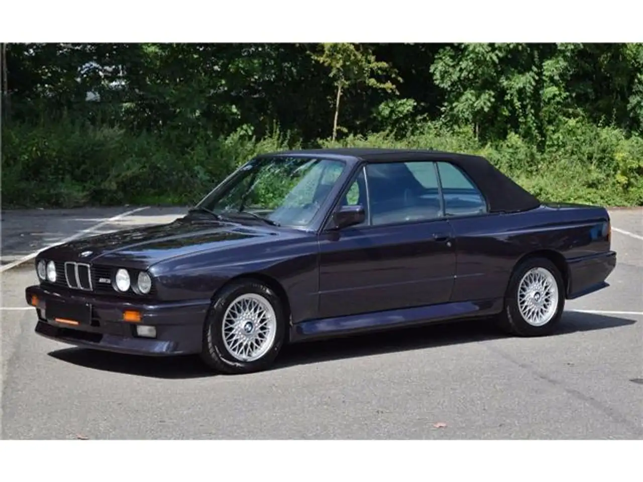BMW M3 cabrio E30 macaoblauw 144000 km zwart leder airco!, foto 11