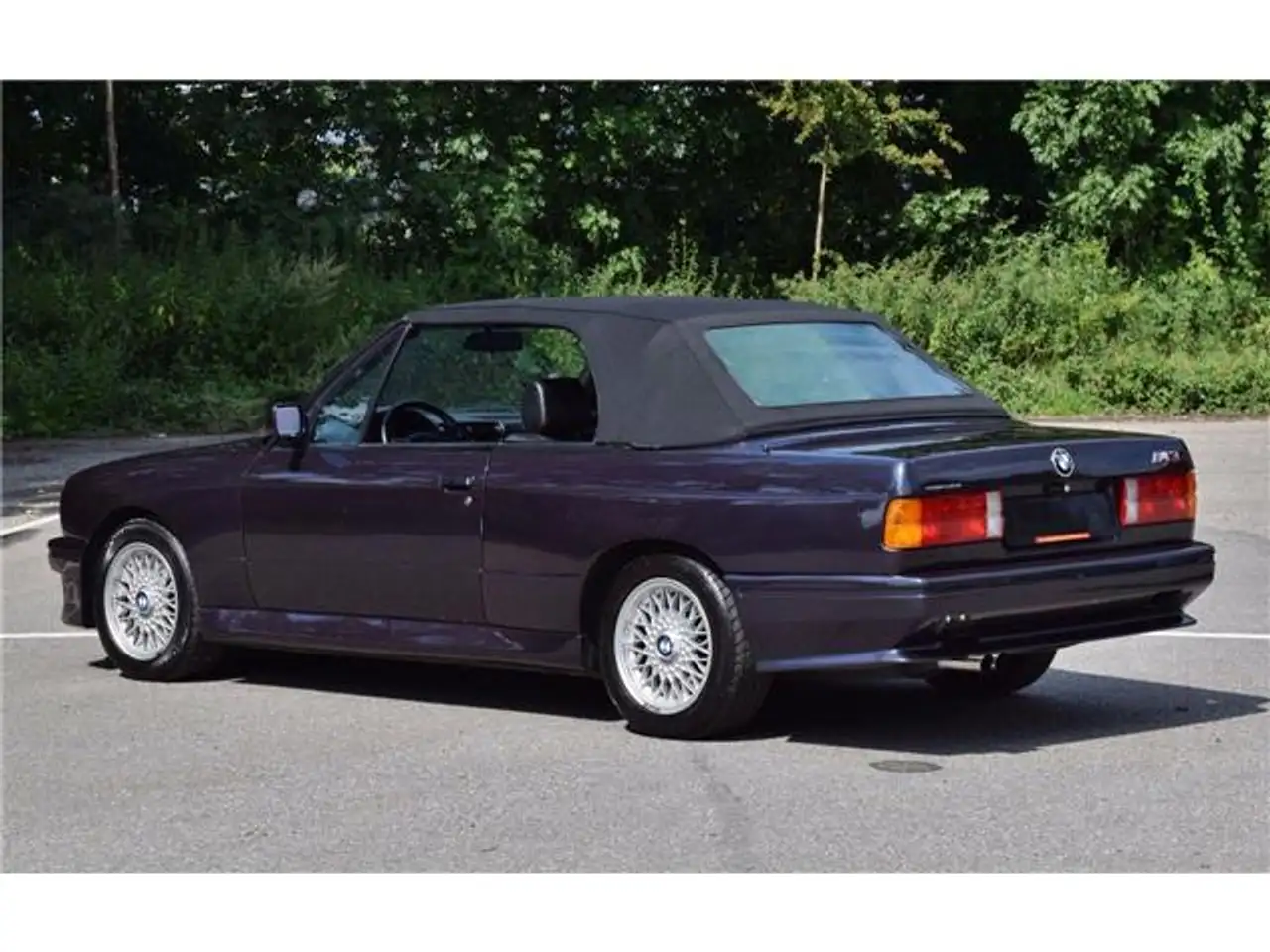 BMW M3 cabrio E30 macaoblauw 144000 km zwart leder airco!, foto 8