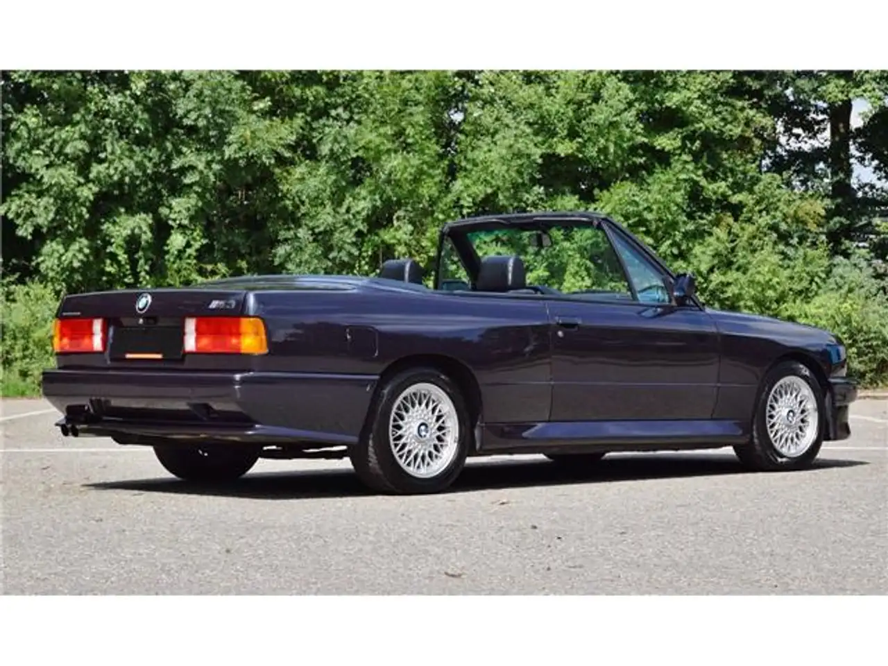 BMW M3 cabrio E30 macaoblauw 144000 km zwart leder airco!, foto 10