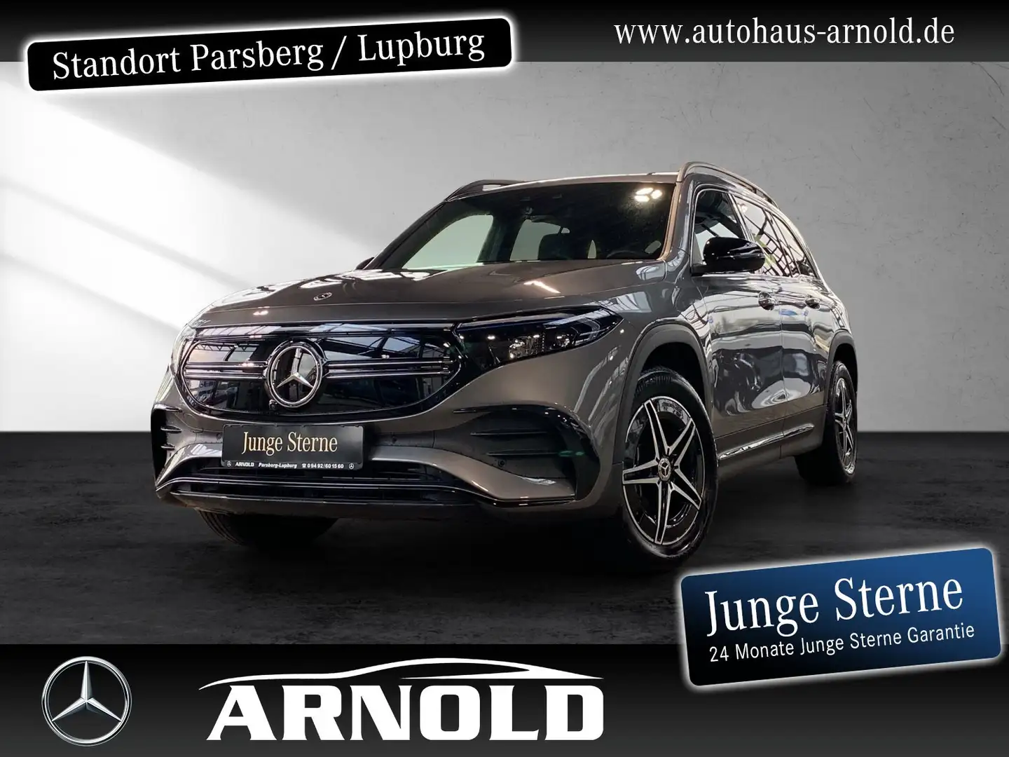 Mercedes-Benz EQB 300 EQB 300 4M AMG Line Night 360° Distr HUD KEYLESS Grau - 1