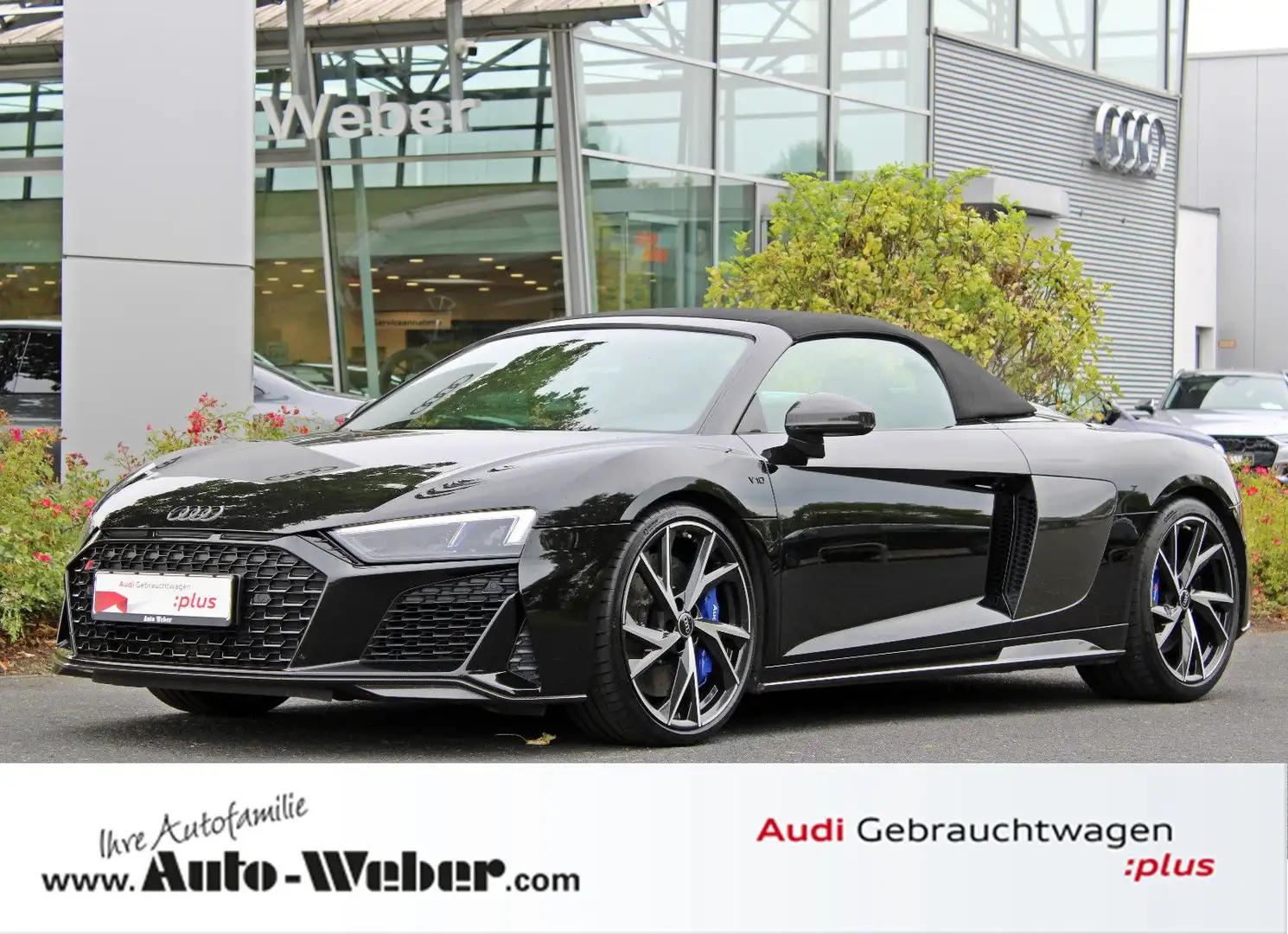 Audi R8 Spyder V10 qu. performance KERAMIK CARBON B&O Schwarz - 1