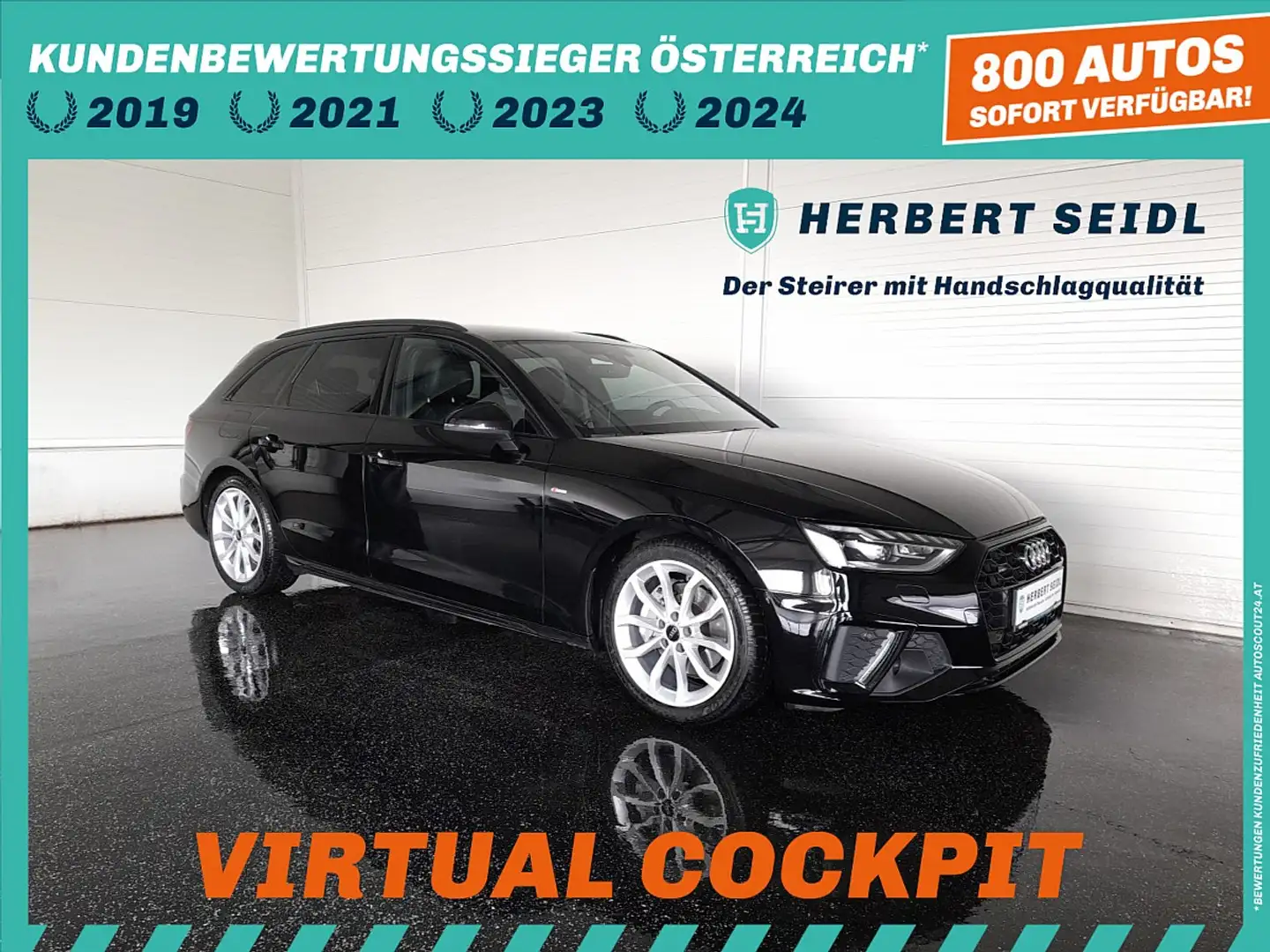Audi A4 Avant S-LINE 40 TDI quattro S-tr. *MATRIX-LED /... Schwarz - 1