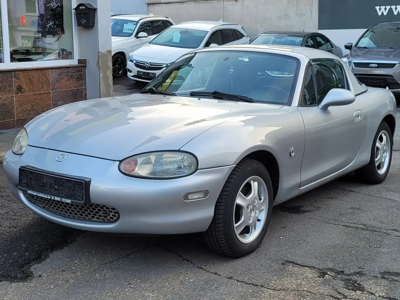 Mazda MX-5 MX 5 1.6i 16V*Liebhaber*Rostfrei*Original Hardtop*Original Gepäckträger*8-fach bereift mit 8 Alufelgen*Verdeckschutz, foto 12