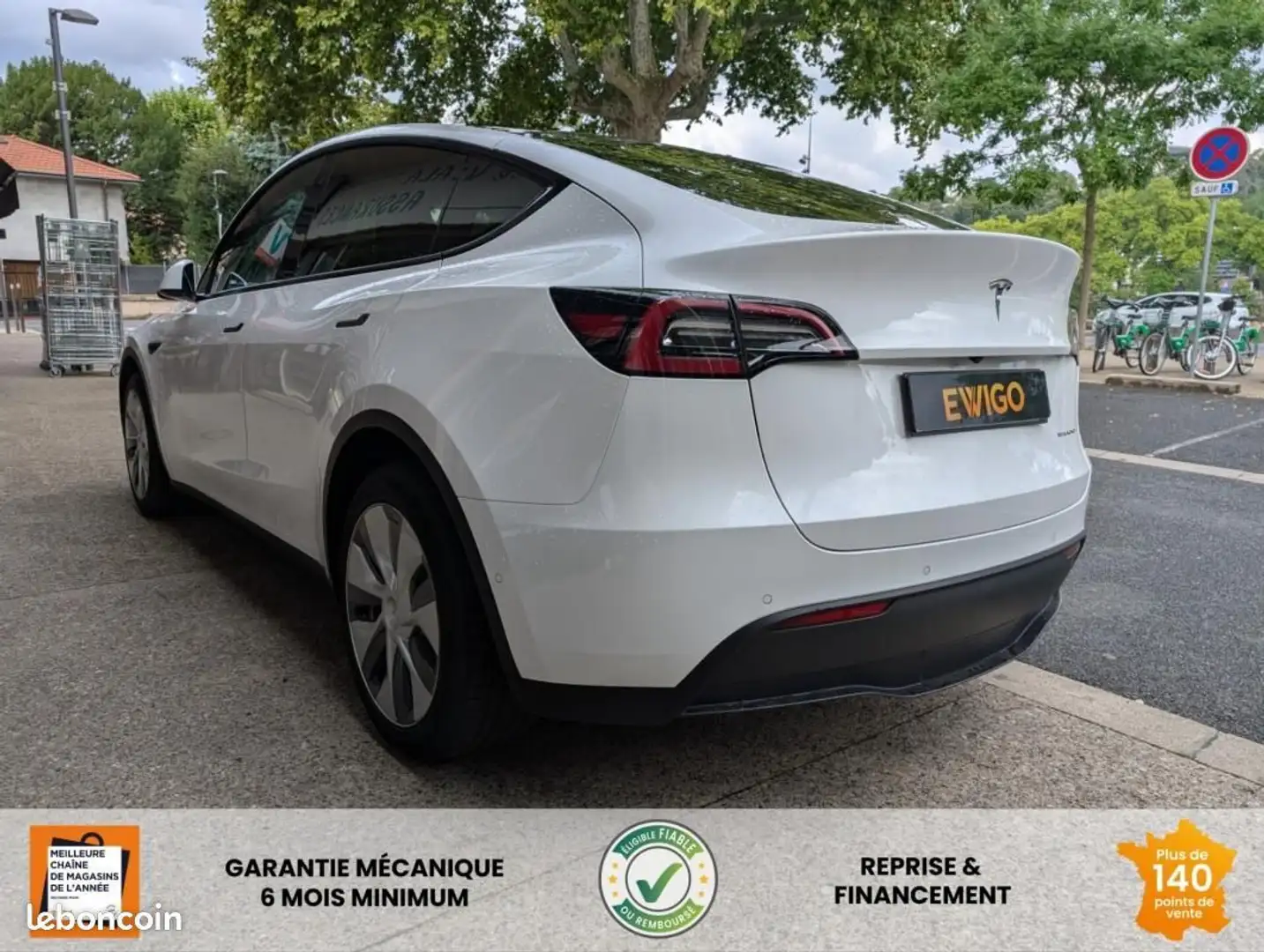 Tesla Model Y ELECTRIC 515CH 211PPM 75KWH LONG RANGE 4WD AWD BVA GARANTIE 5ANS Weiß - 2