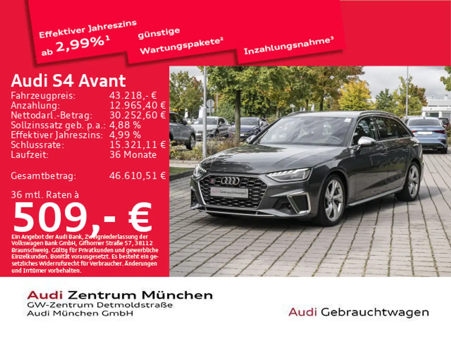 Audi S4 TDI tiptr. Navi+/PDC+ Grau - 1