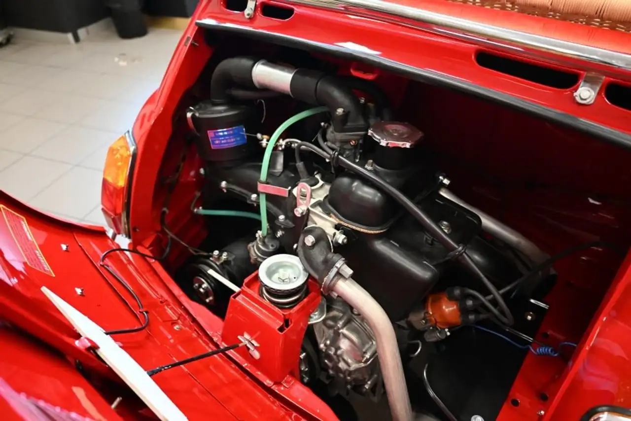 Fiat 500 F110 SPIAGGINA TOTALMENTE RESTAURATA TARGHE ORIGINALI OMOLOGATA SPIDER A LIBRETTO TUTTA NUOVA TUTTO DIMOSTRABILE UNICA!!!, foto 12