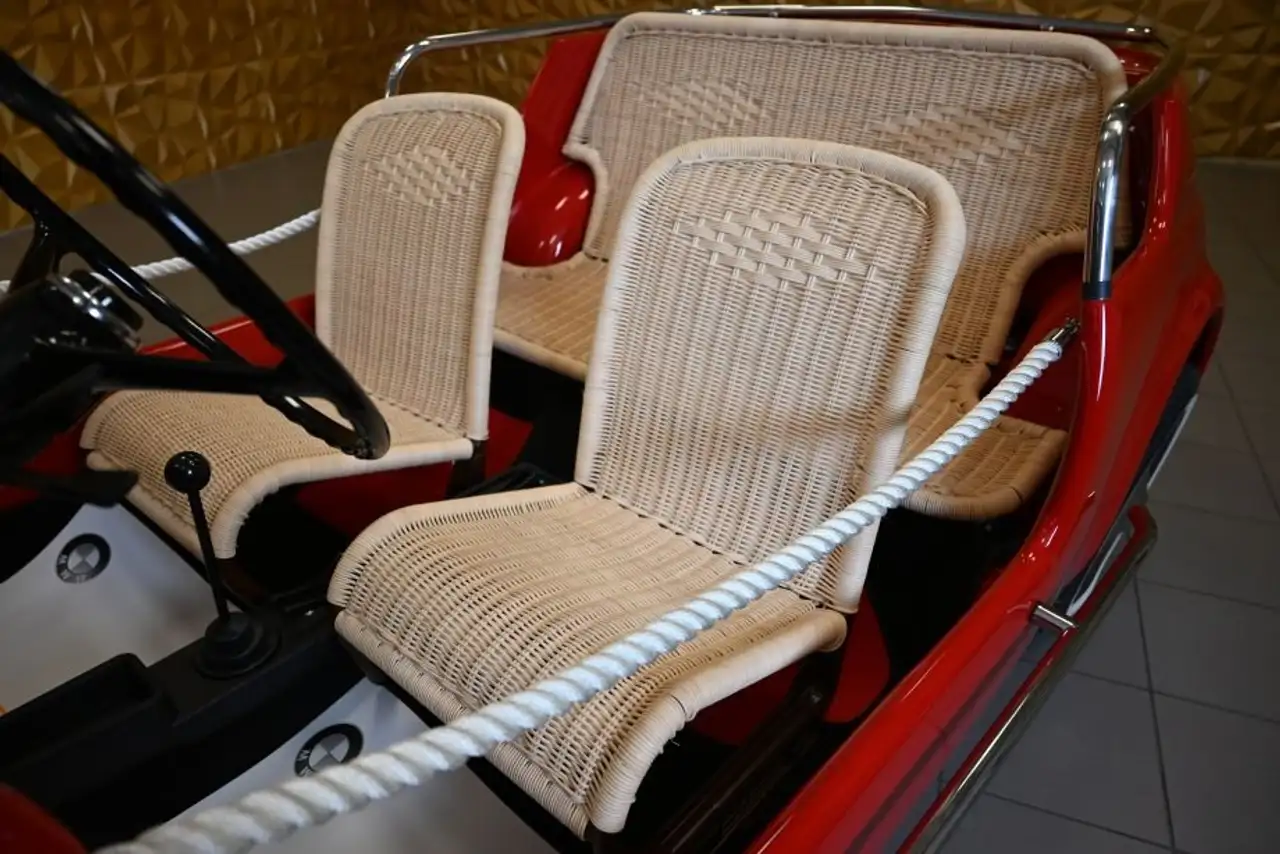 Fiat 500 F110 SPIAGGINA TOTALMENTE RESTAURATA TARGHE ORIGINALI OMOLOGATA SPIDER A LIBRETTO TUTTA NUOVA TUTTO DIMOSTRABILE UNICA!!!, foto 8