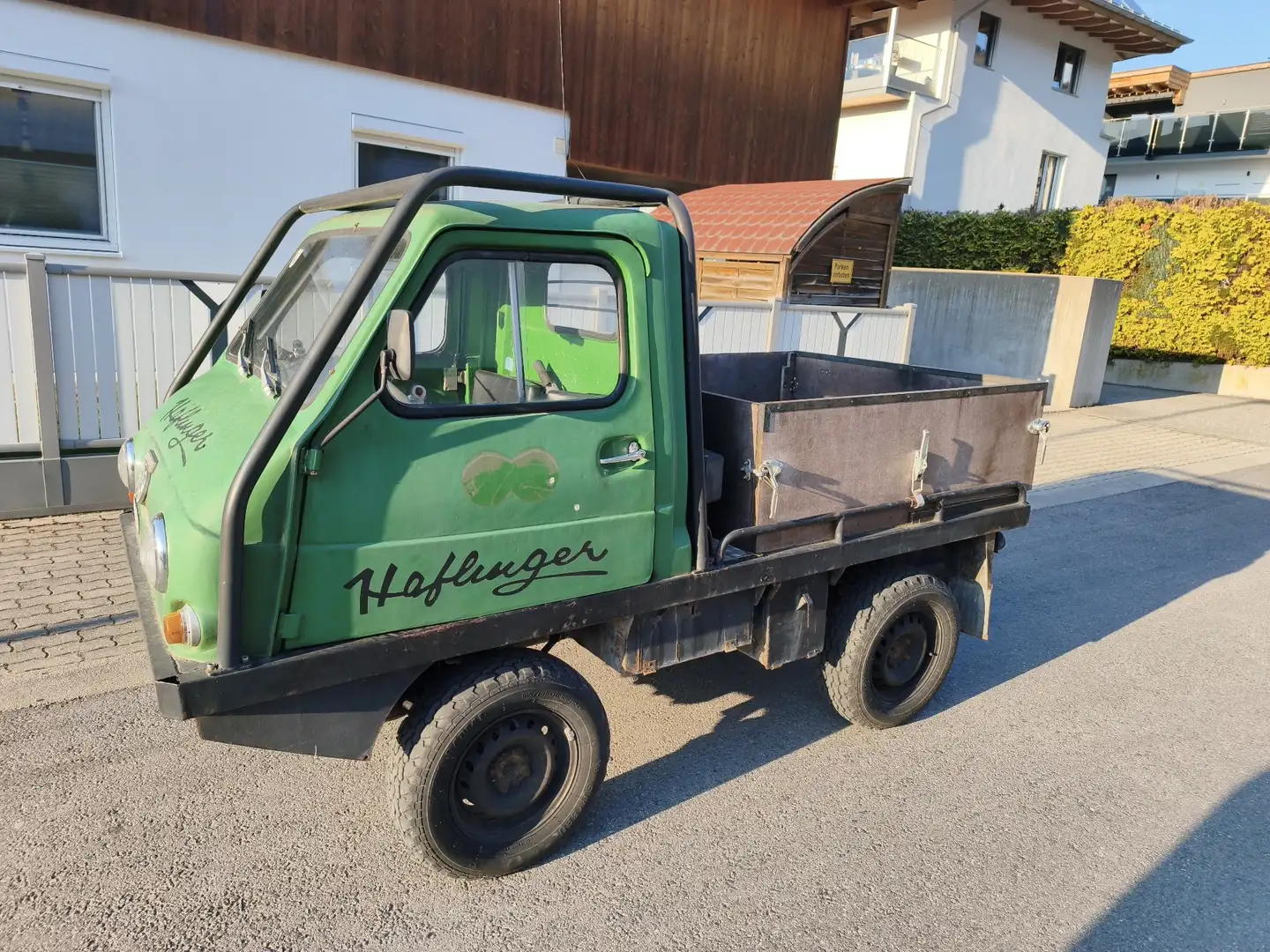 Puch Haflinger 700 ap Pritsche Grün - 2