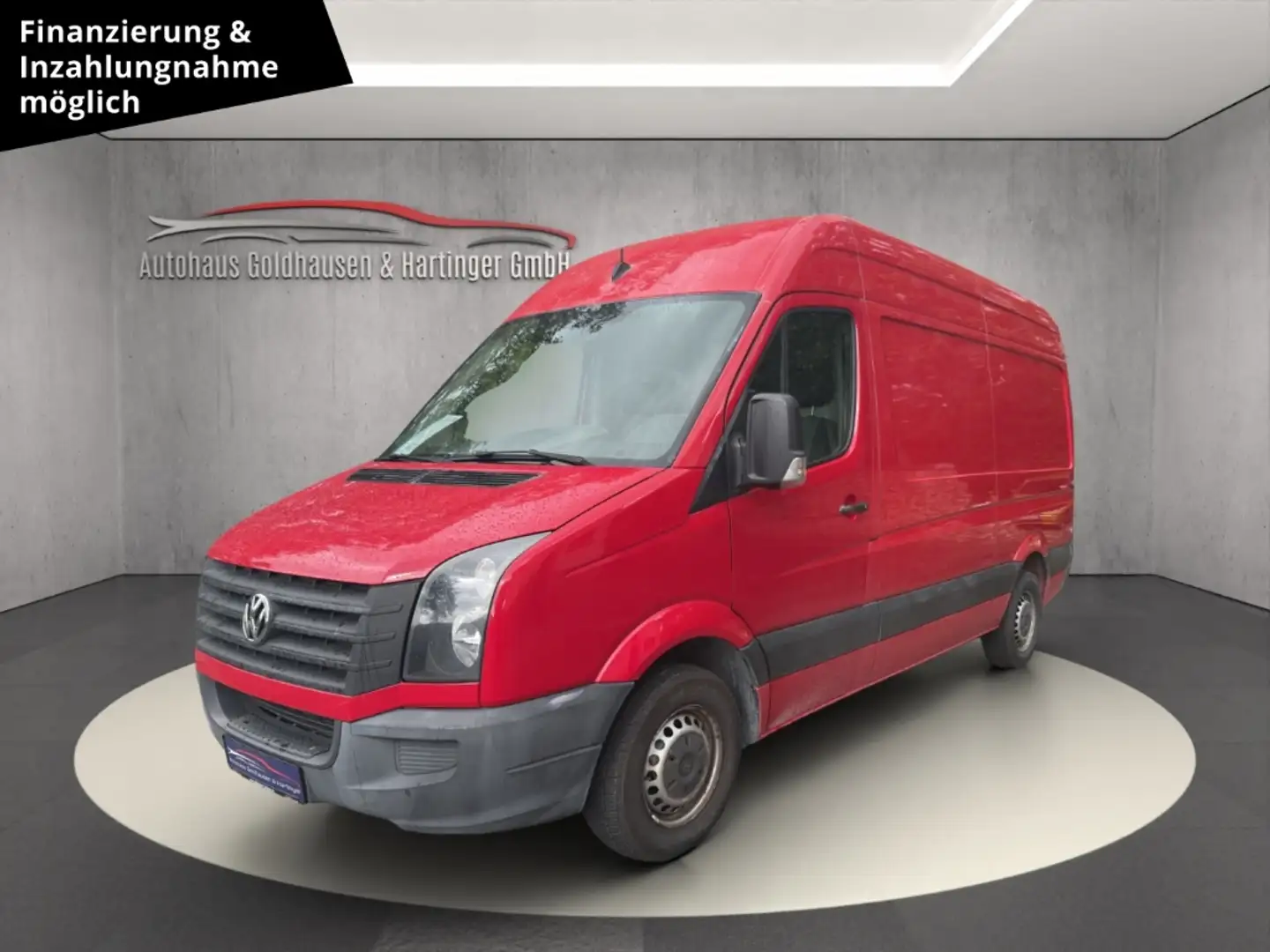 Volkswagen Crafter Kasten 30 mittel L2H2 Hochdach 2.0 TDI AHK Rot - 1