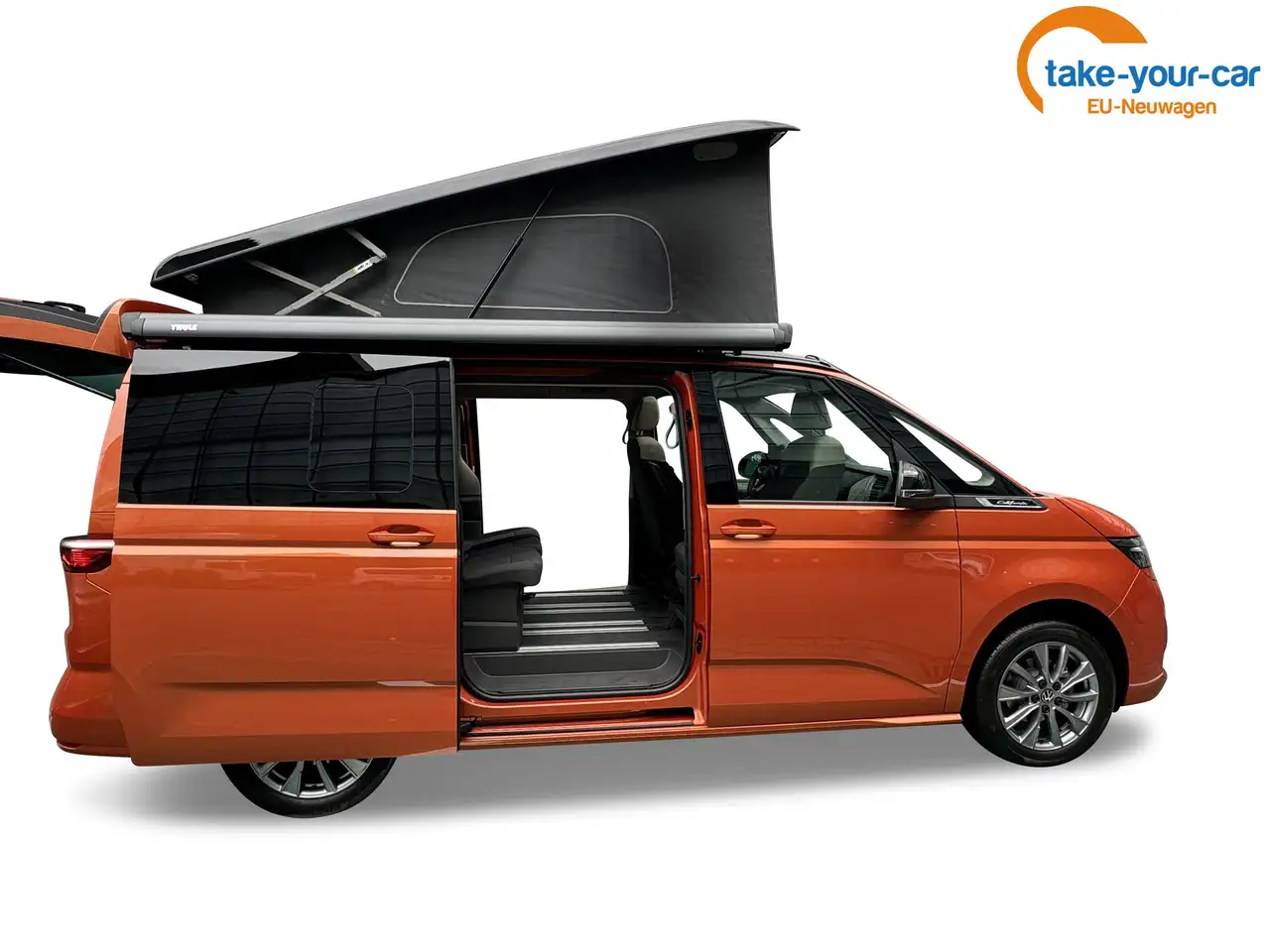 Volkswagen California LED+KAMERA+ACC+PDC+6 SITZER+AUFSTELLDACH 2.0 TS..., миниатюра 2