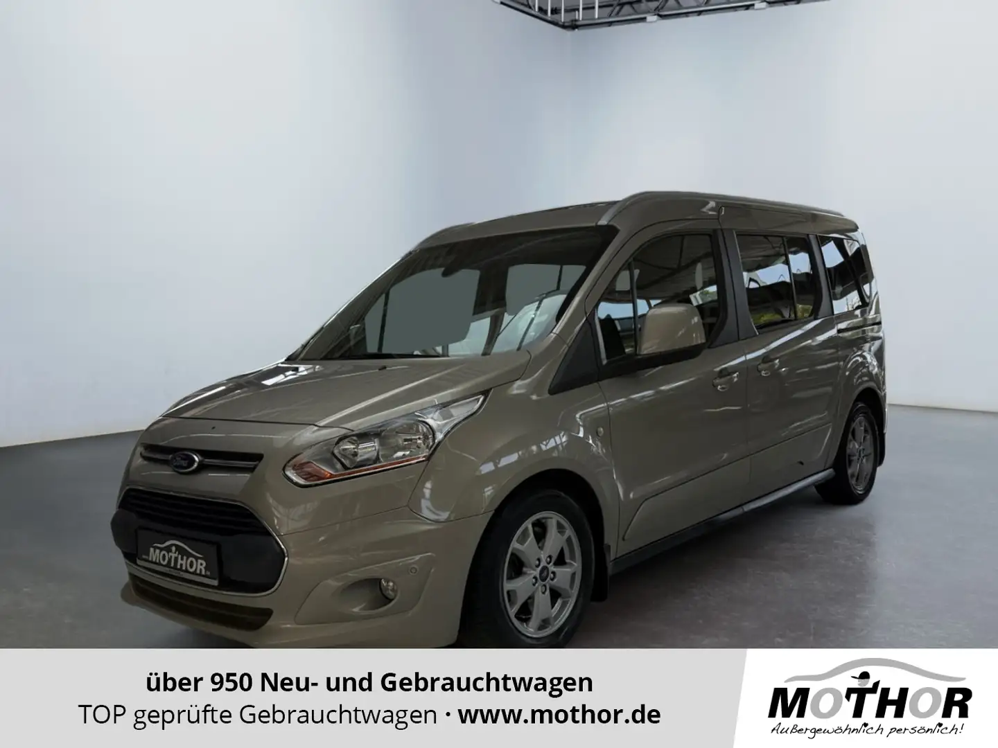 Ford Grand Tourneo Connect Titanium 1.6 EcoBoost AHK Gris - 1