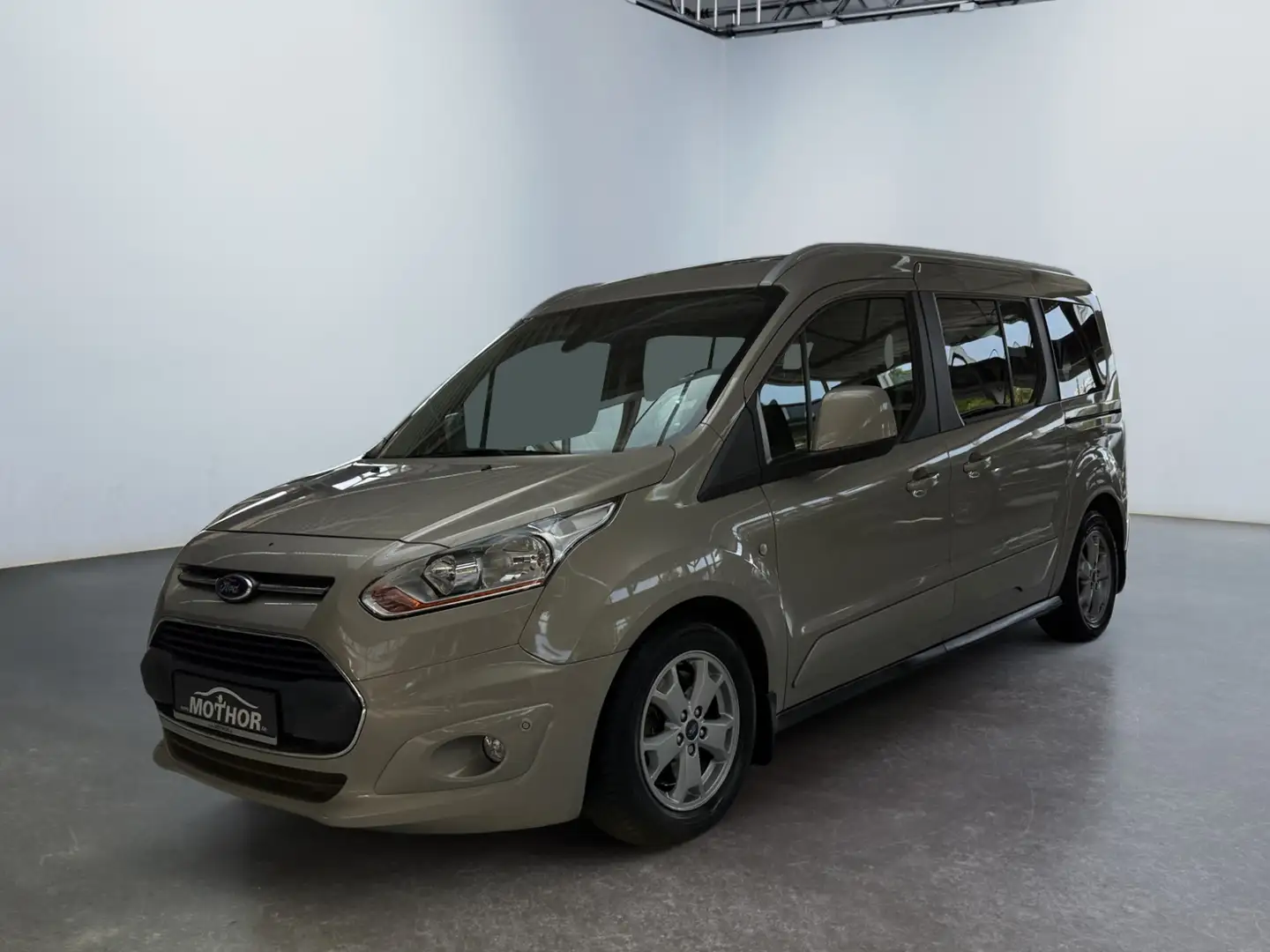 Ford Grand Tourneo Connect Titanium 1.6 EcoBoost AHK Gris - 2