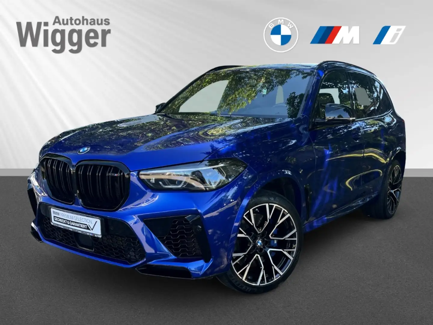 BMW X5 M Competition/HUD/AHK/Navi/M Drivers Package Blauw - 1