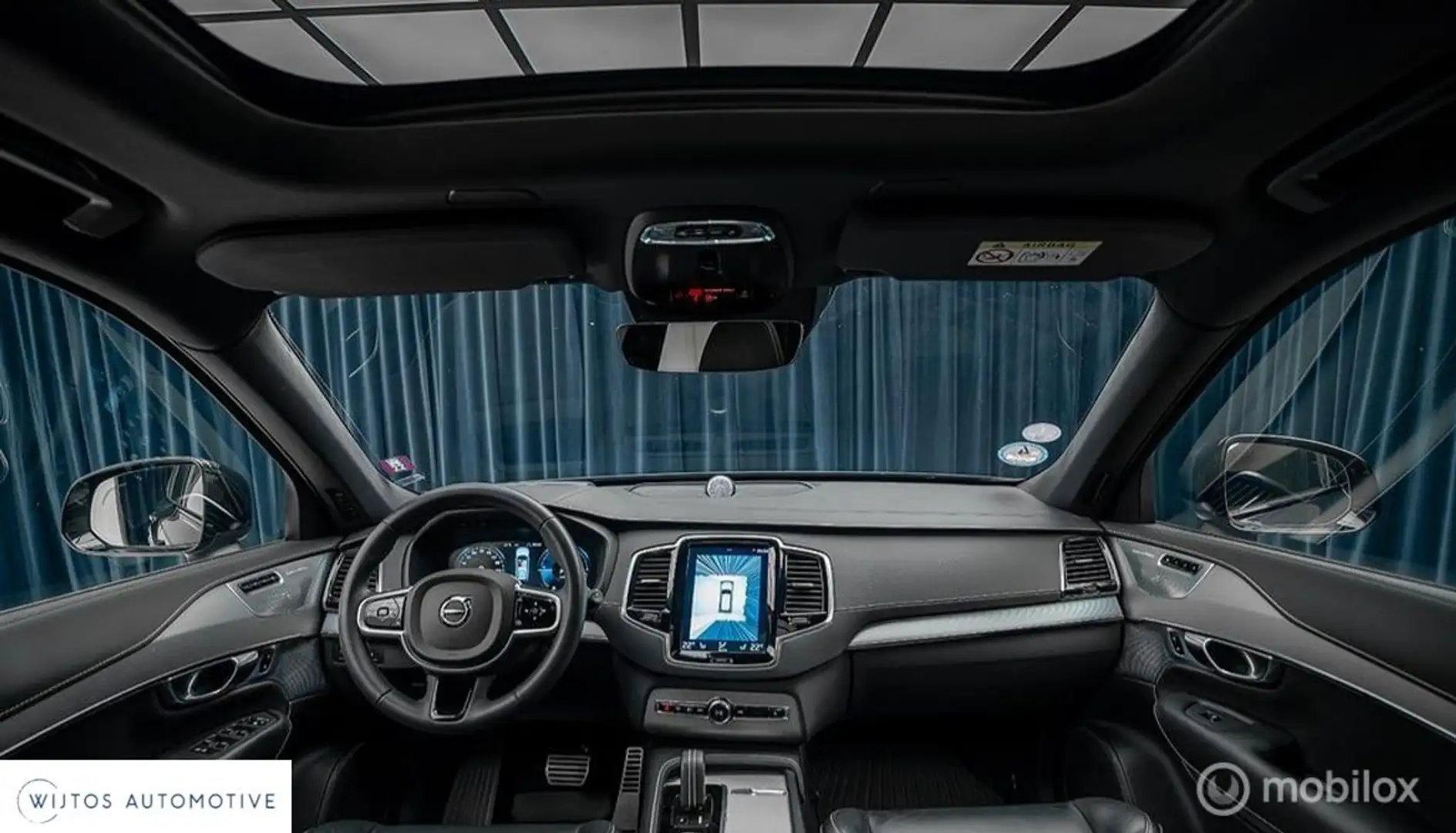 Volvo XC90 2.0 T8 AWD R-Design, long, B&W, pano, 360, HUD, Gris - 2