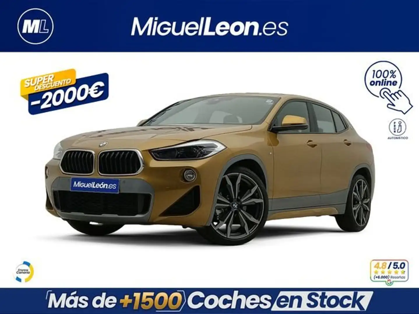 BMW X2 1.5 SDRIVE 18I GASOLINA Amarillo - 1