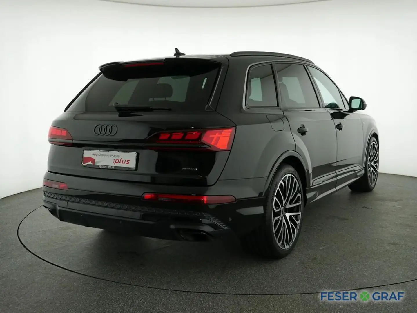 Audi Q7 60 TFSI e S Line Pano,HUD,B&O,Allradl,Sitzbel Noir - 2