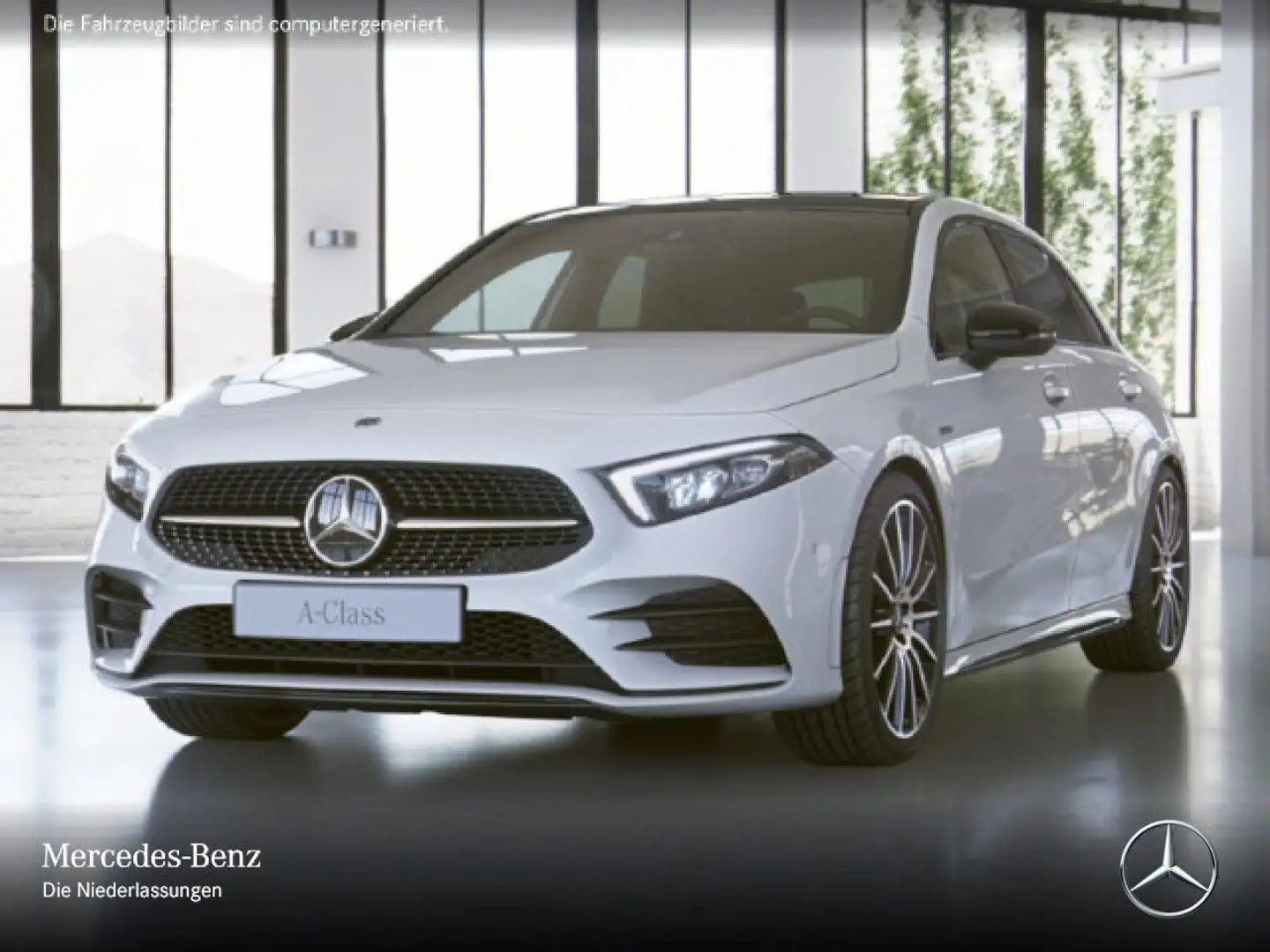 Mercedes-Benz A 250 e EDITION 2020+AMG+NIGHT+PANO+LED+19"+8G Weiß - 2