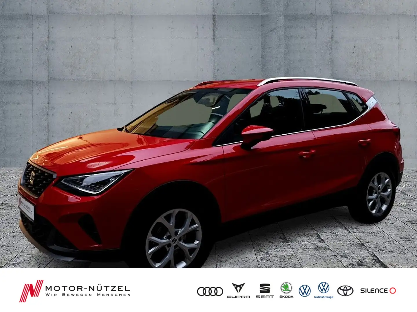 SEAT Arona 1.0TSI DSG FR-LINE LED+NAV+GRA+SHZ+PDC+RFK Rot - 1