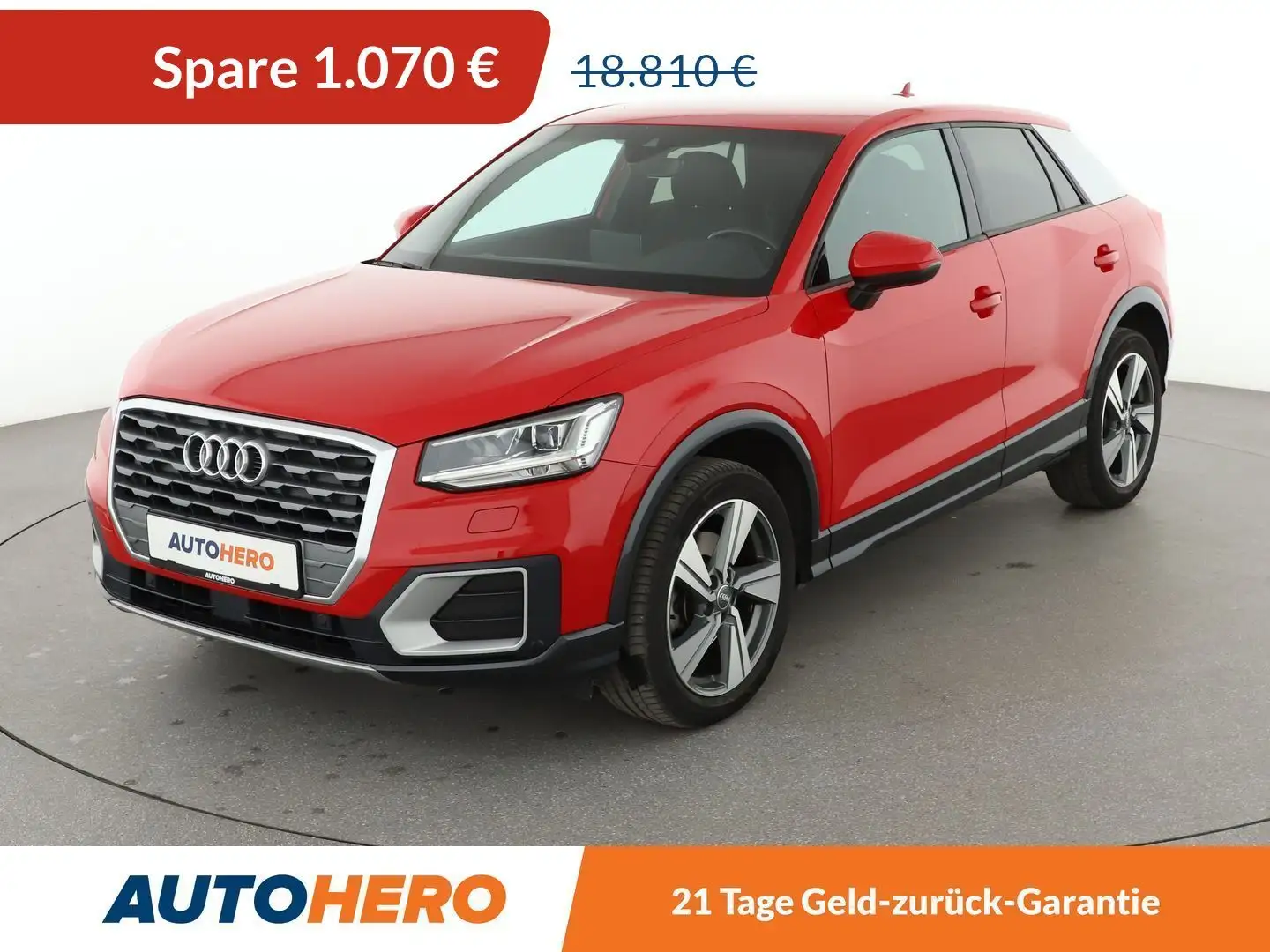 Audi Q2 1.6 TDI Sport edition *NAVI*LED*ACC*PDC*SHZ* Rot - 1