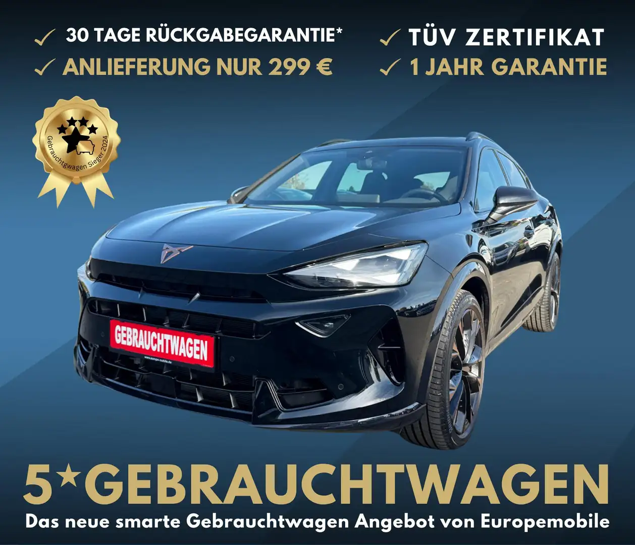 CUPRA Formentor VZ 2.0 TSI 333 DSG 4Drive MATRIX/WR/PANO/EASY/A... Schwarz - 1