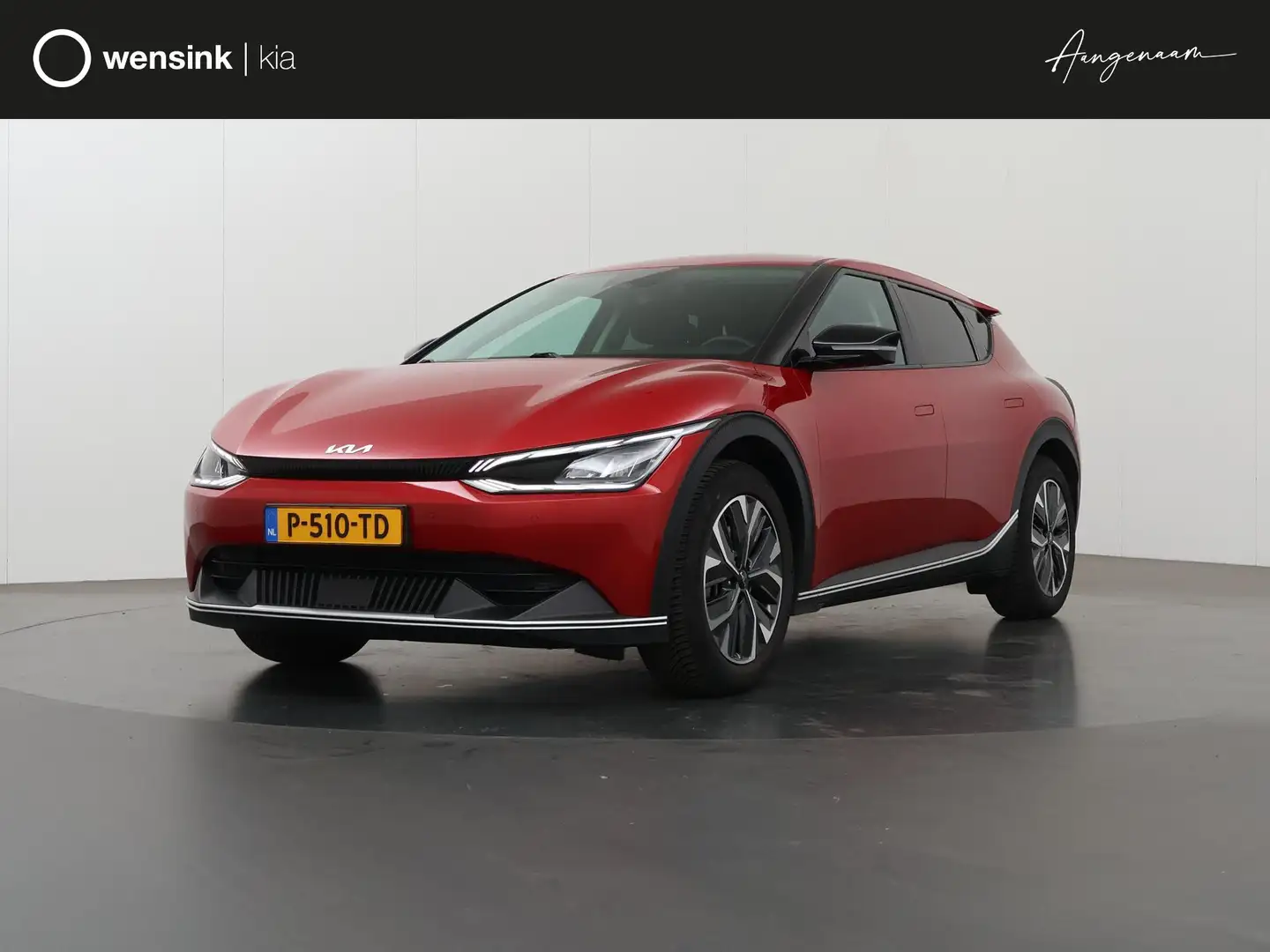 Kia EV6 Air 58 kWh | Trekhaak | Navigatie | Parkeercamera Rood - 1