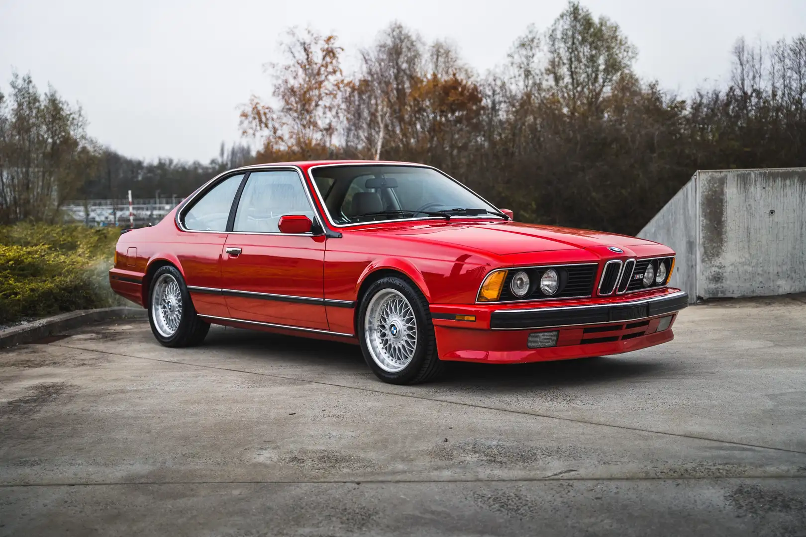 BMW M6 E24 / 1988 / Zinnoberrot / Original Paint Piros - 1