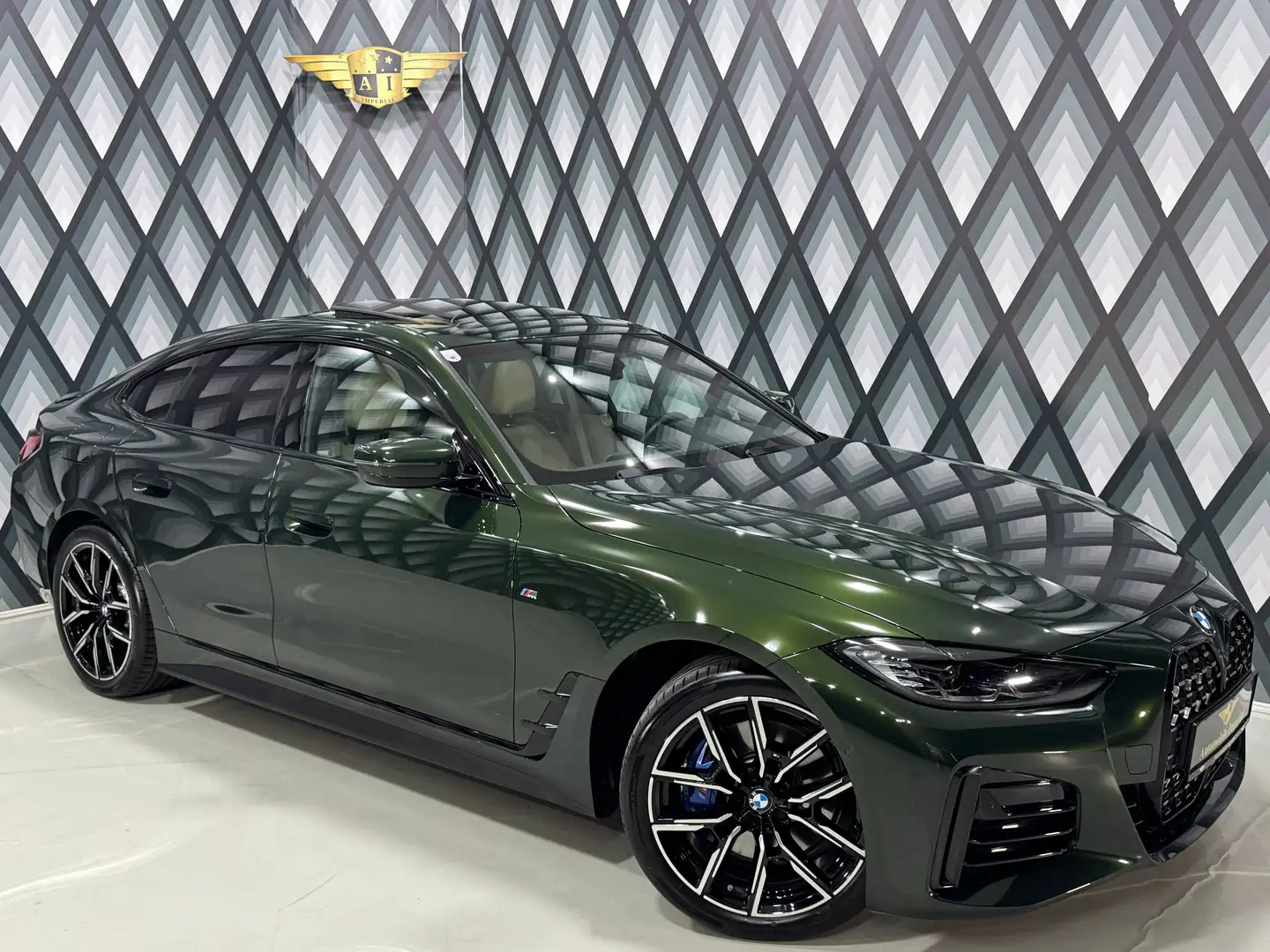 BMW 420 420i Gran Coupe // M-PAKET // PANO // 1.BESITZ // Grün - 1