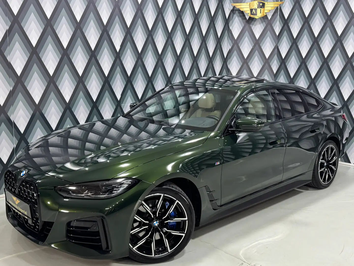 BMW 420 420i Gran Coupe // M-PAKET // PANO // 1.BESITZ // Grün - 2