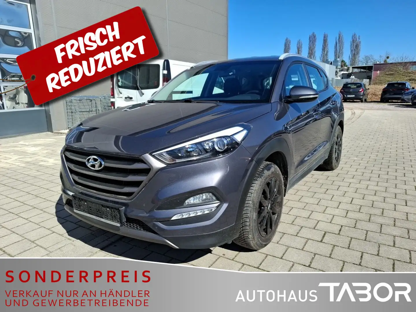 Hyundai TUCSON 1.6 GDI 132 LED Navi SHZ Klima PDC LM Grau - 1