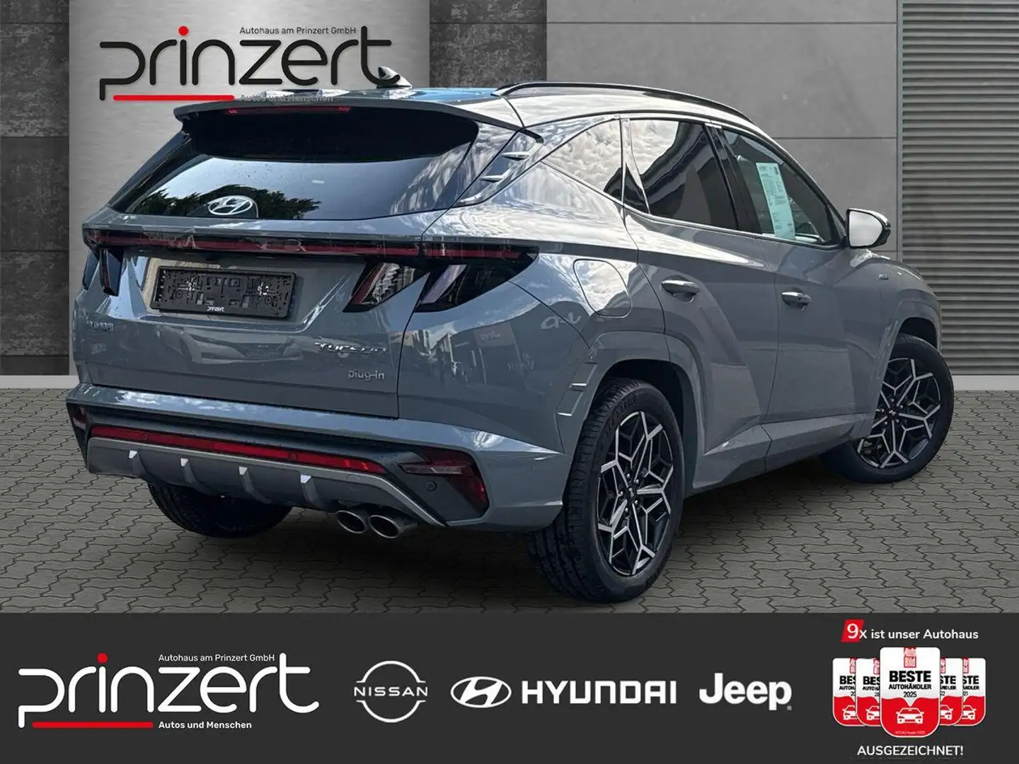 Hyundai TUCSON 1.6 T-GDI PHEV "N Line" 4WD*Sitz-Paket*PGD Grau - 2