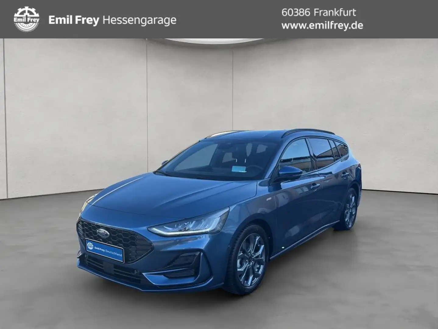 Ford Focus Turnier 1.0 EcoBoost Hybrid ST-LINE X Blau - 1