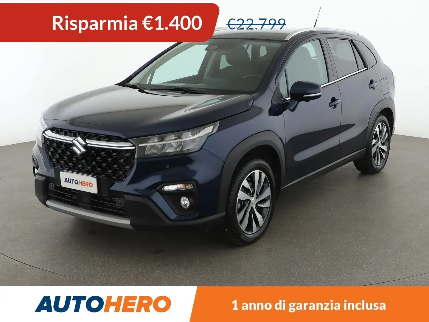 Suzuki S-Cross 1.4 BoosterJet Mild-Hybrid Top MHEV Bleu - 1