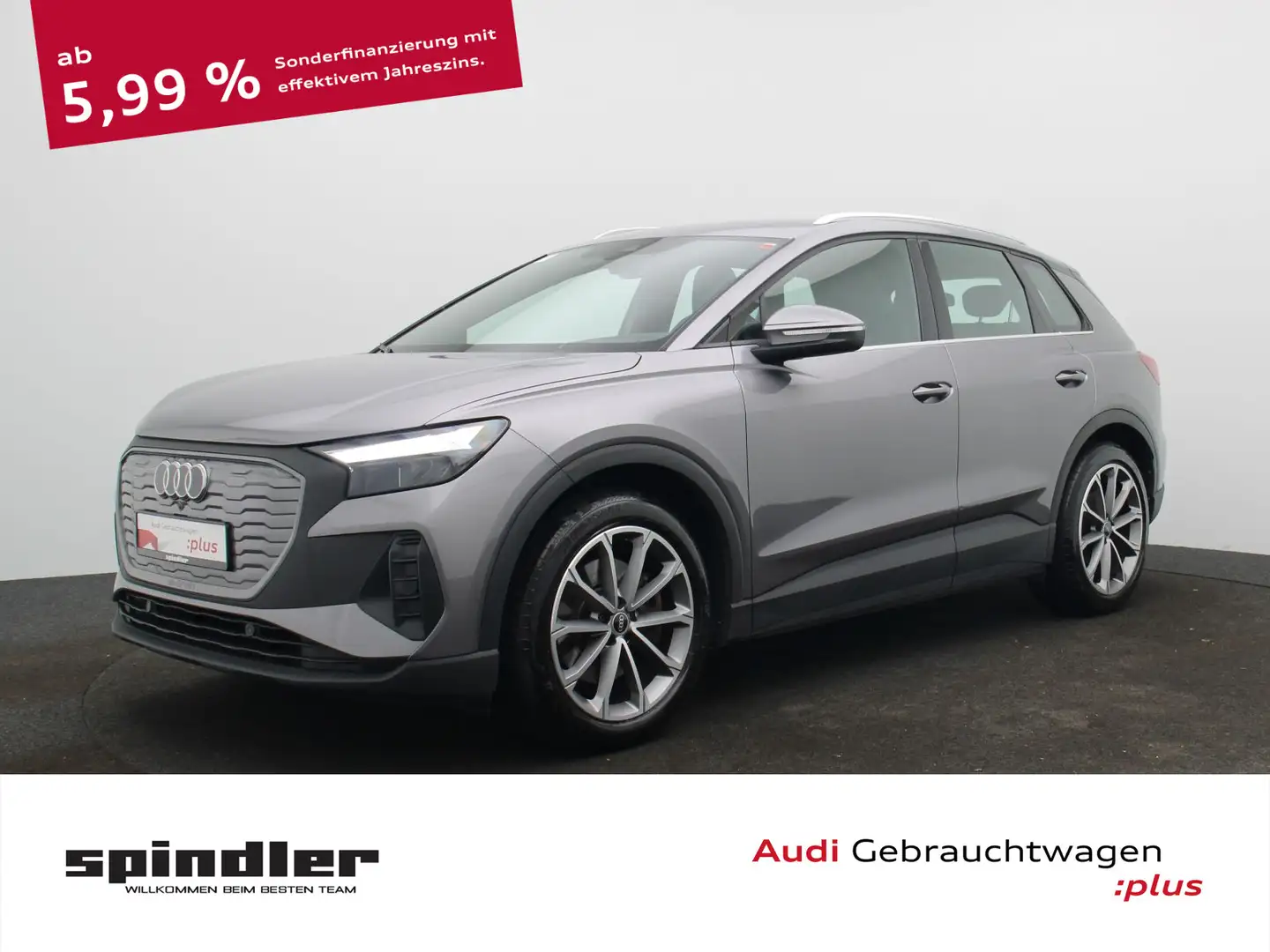 Audi Q4 e-tron S-Line 40 / AR-HuD, MMI-Navi pro, LED Gris - 1