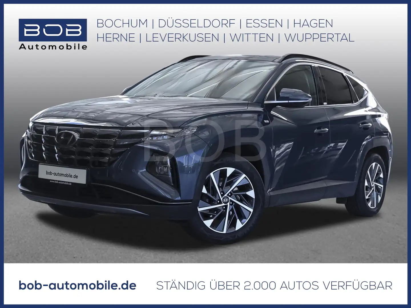 Hyundai TUCSON 1.6 T-GDI 4WD DCT Trend PANO LED KRELL BT Blau - 1