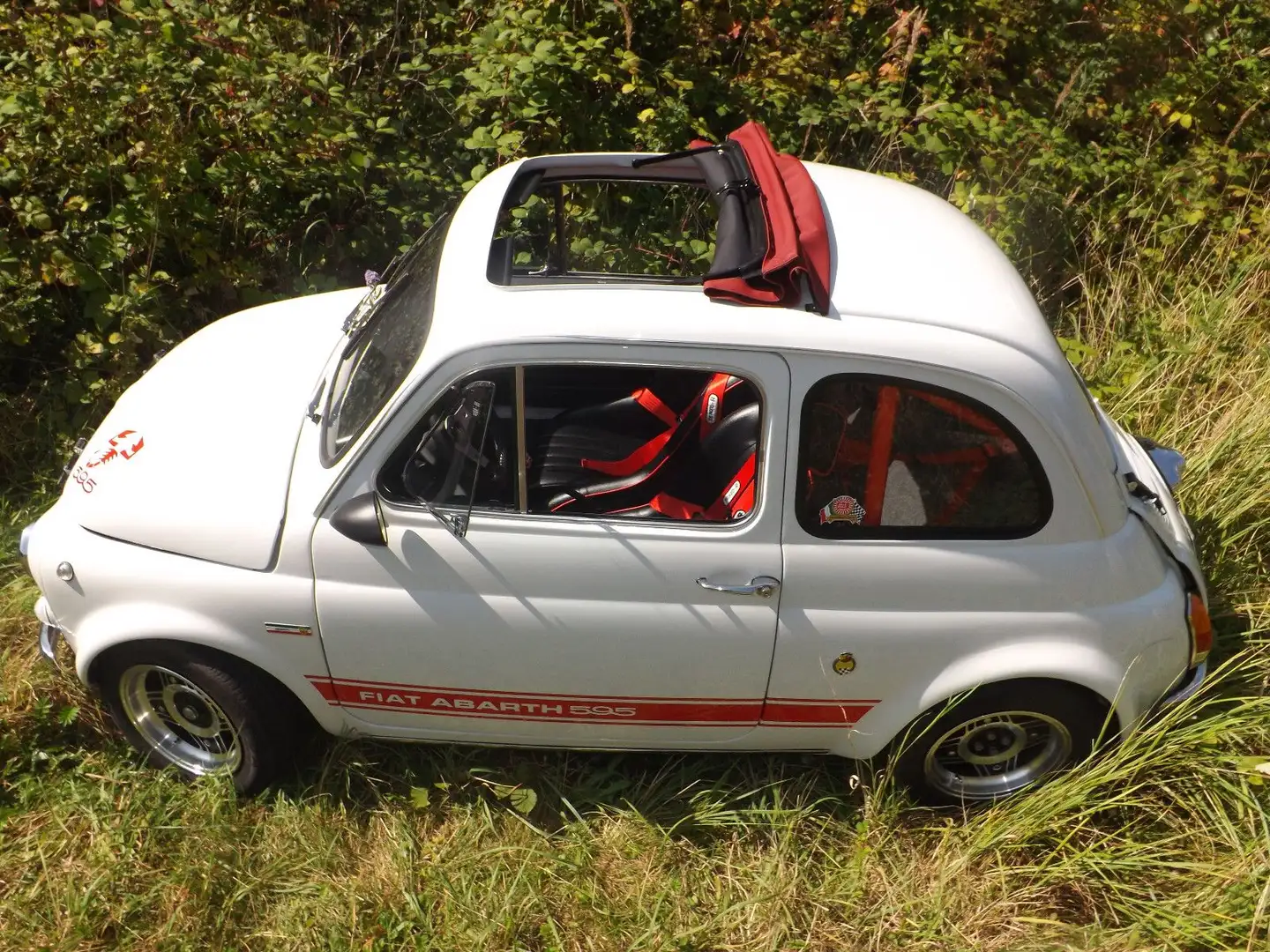 Fiat 500 Abarth, einer der wenigen echten Exemplare! Weiß - 2