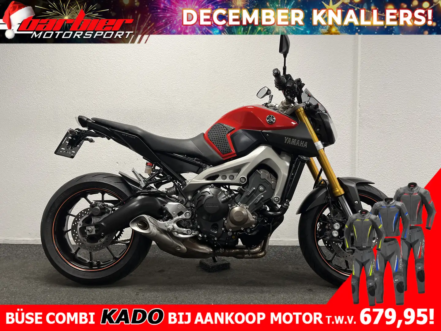 Yamaha MT-09 Piros - 1