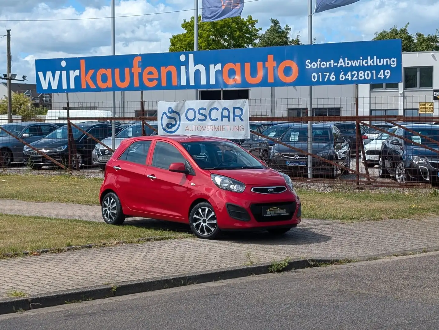 Kia Picanto Edition 7*LPG-GASANLAGE*KLIMA*ZV-FUNK !! Rot - 1