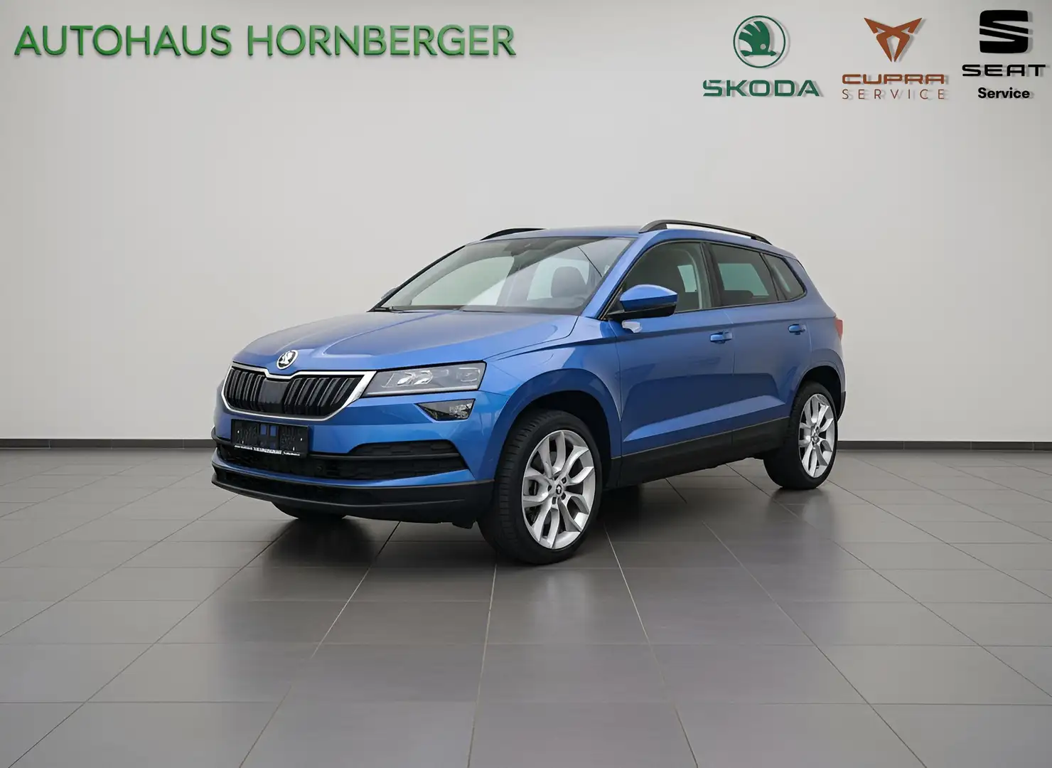 Skoda Karoq Style 2.0TDI 4x4 150PS LED NAVI Tempomat PDC 19" Blau - 1
