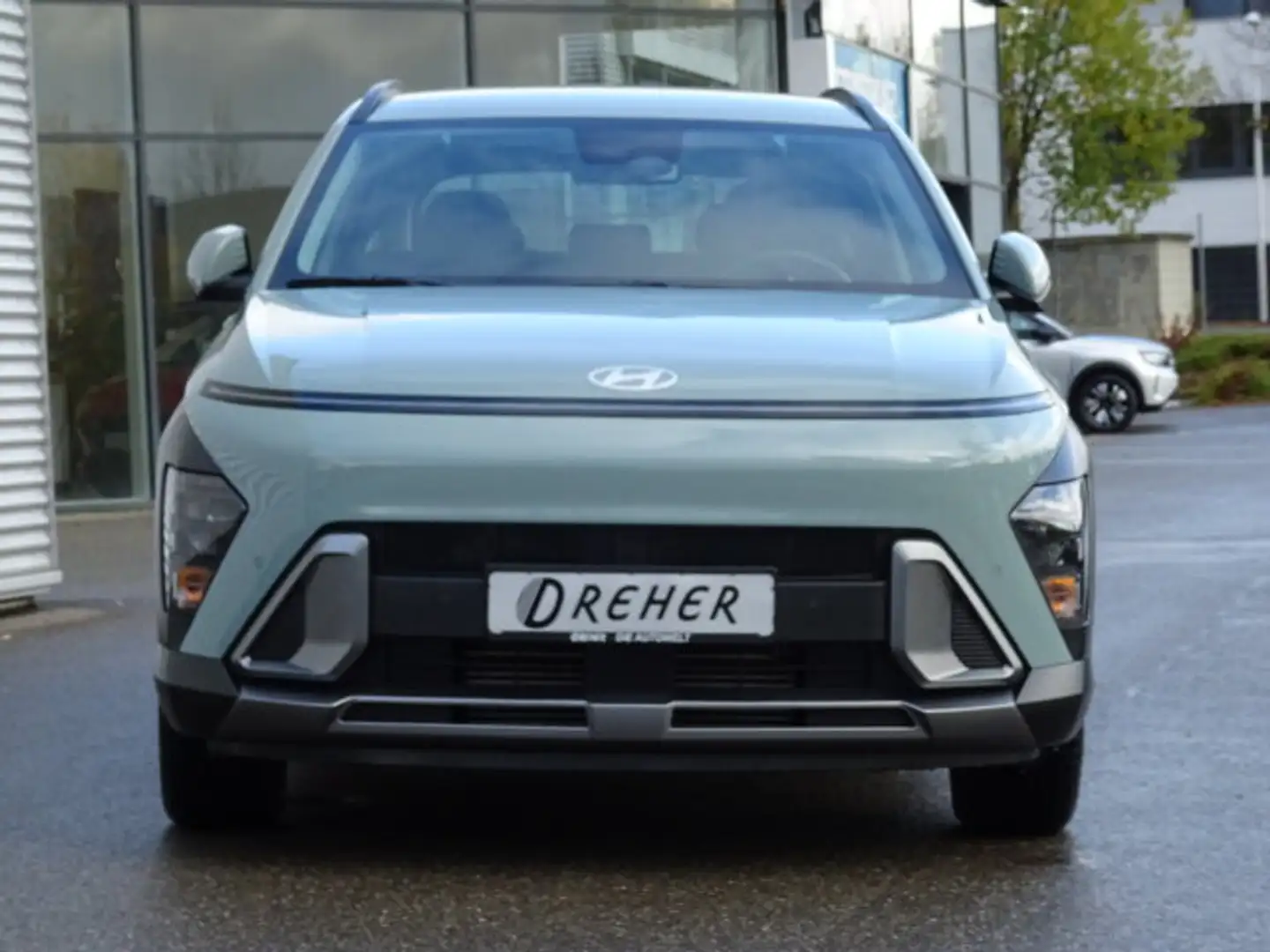 Hyundai KONA Kona 1.6 T-GDI Smart 2WD Autom./LED/Navi/PDC Grün - 2